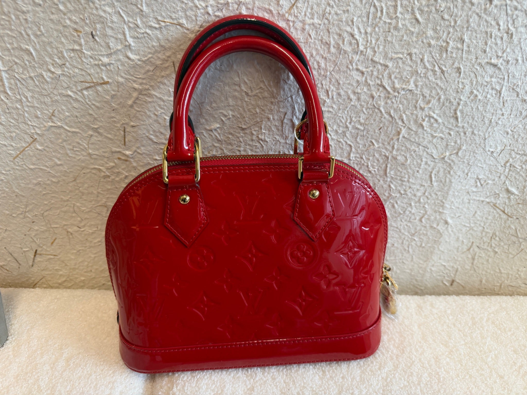 Louis Vuitton Alma BB red