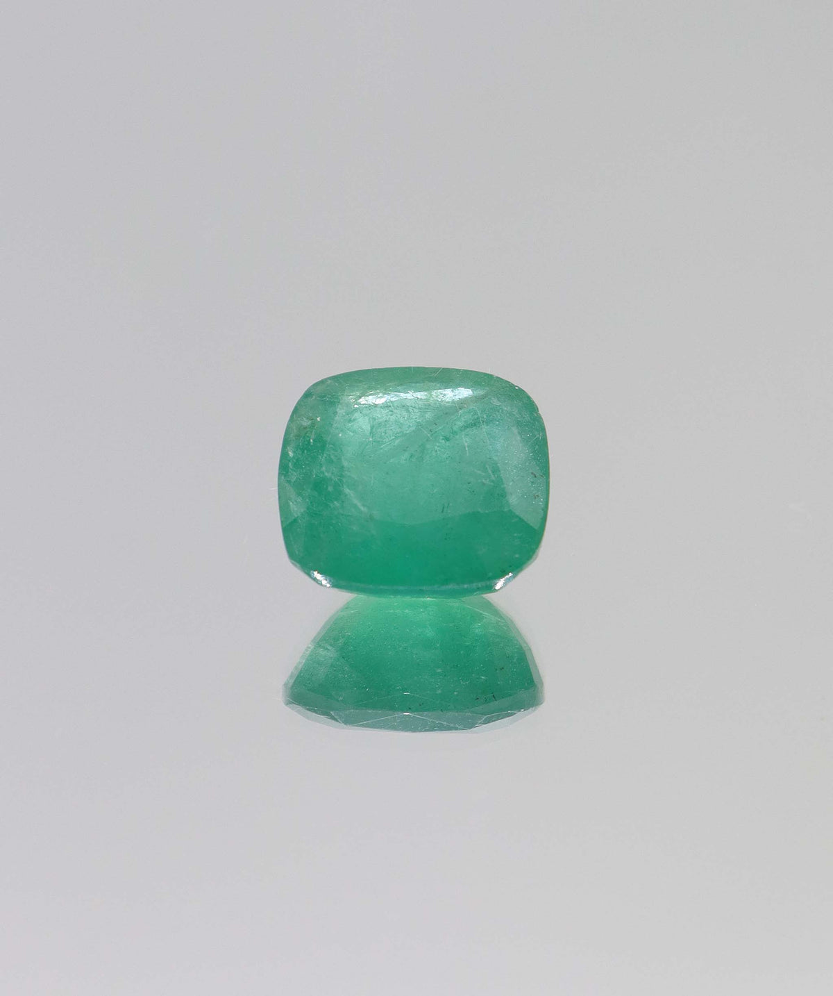 7.2ct Cushion Natural Zambian Emerald DXBCS6378