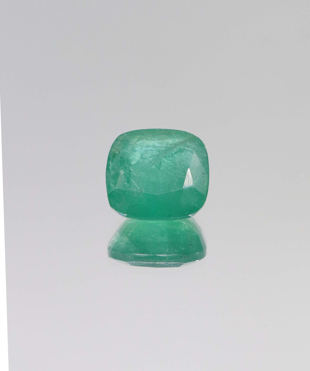 7.2ct Cushion Natural Zambian Emerald DXBCS6378