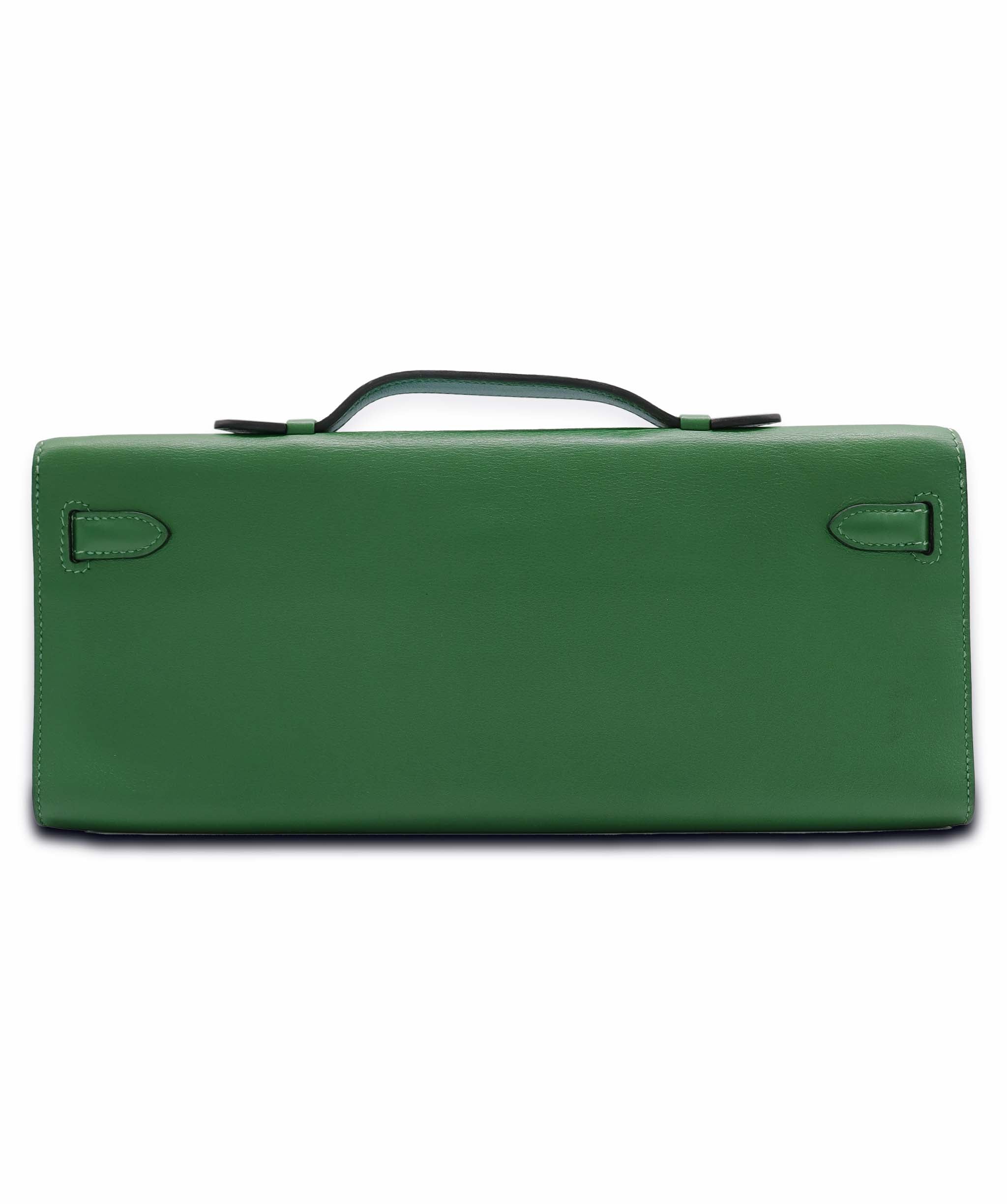 Hermes Kelly Cut PHW Green DXBS6335