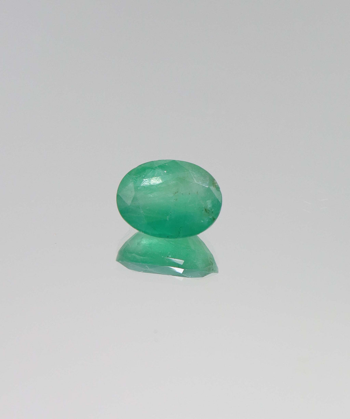 3.7ct Oval Natural Zambian Emerald DXBCS6360