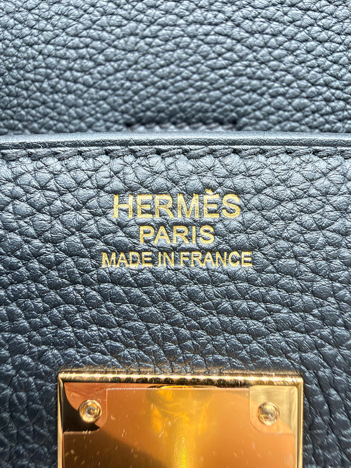 Hermès Birkin 30 Black Togo Gold Hardware