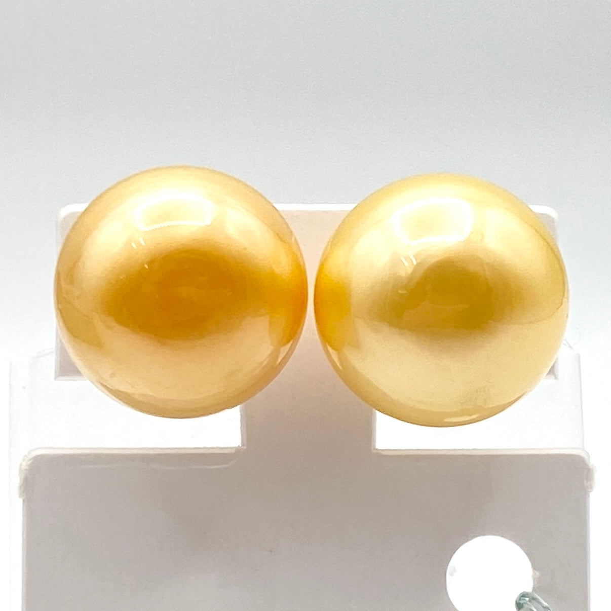 Pt900 South Sea Pearl Earrings NNY15.2 NNY15.3 mm 8.8g 51128