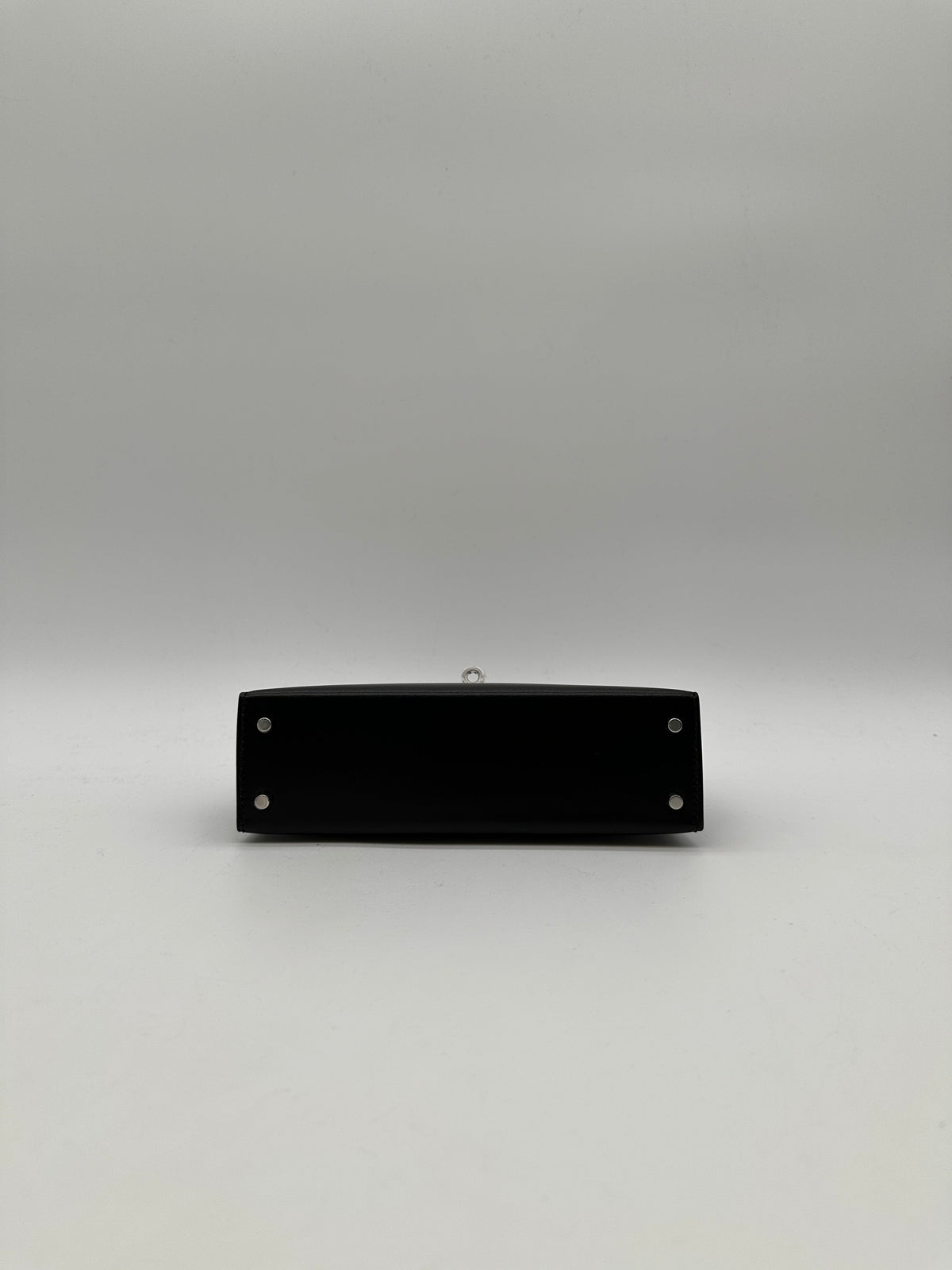 Hermès Mini Kelly Black Box LeatherPalladium Hardware