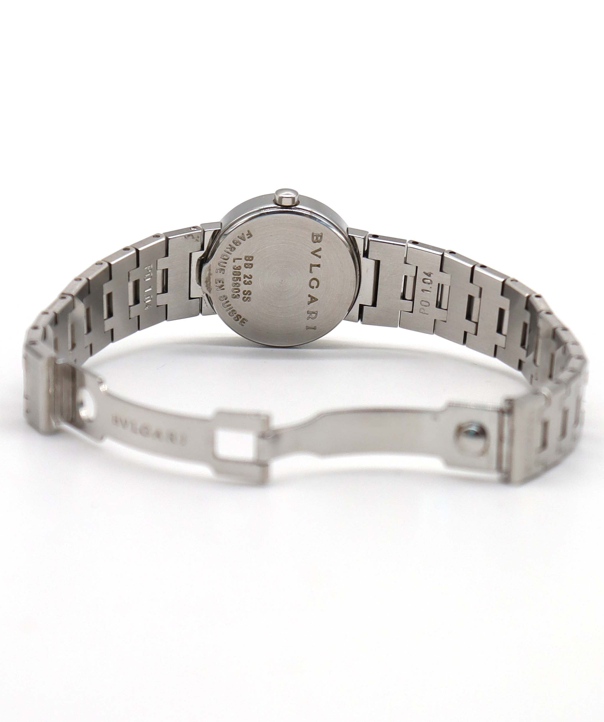 BVLGARI Bulgari Bulgari BB23SS Women's Watch Date Black Quartz Watch BVLGARI BVLGARI 90320046 DXBS6389