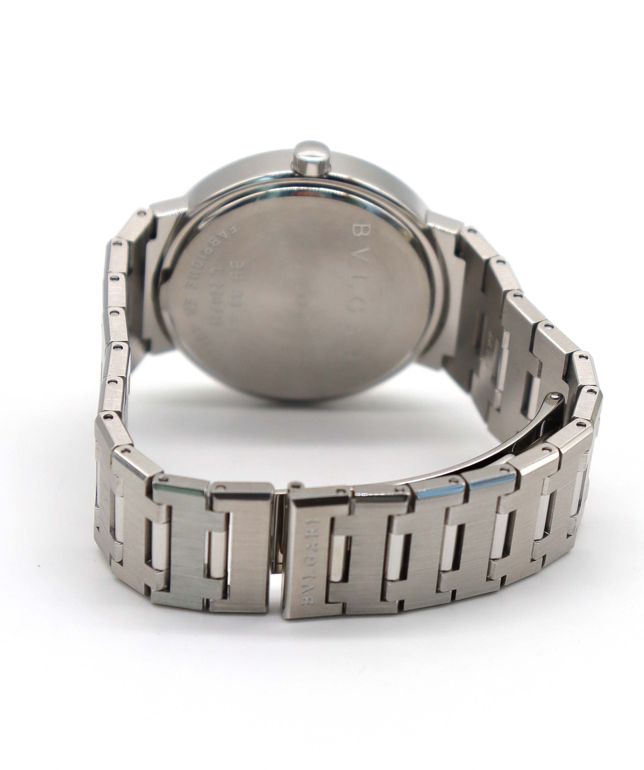BVLGARI Bulgari Bulgari BB33SS Boys' Watch, Date, Black Quartz Watch, BVLGARI Bulgari 90320976 DXBS6386