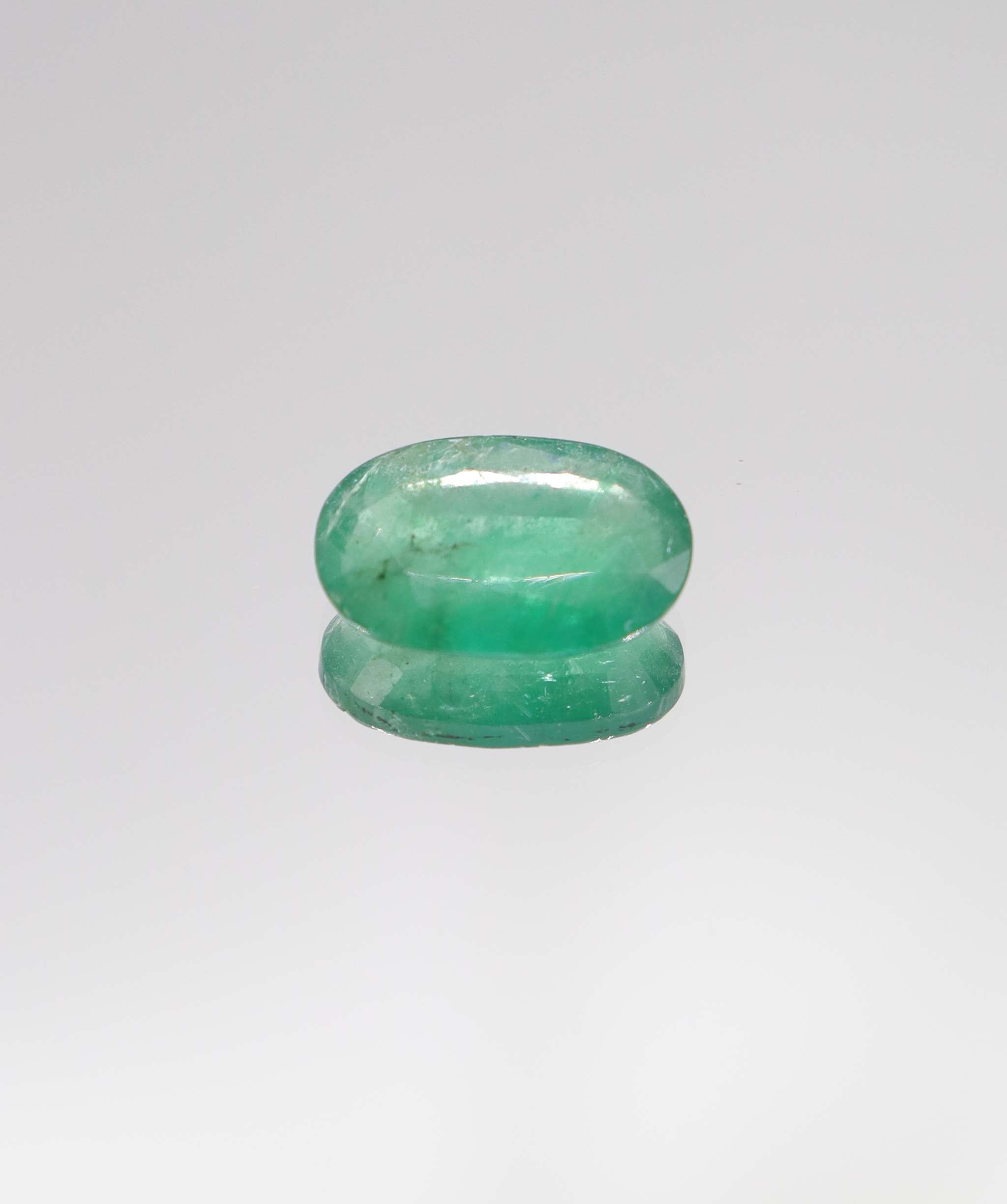 4.15ct Oval Natural Zambian Emerald DXBCS6344