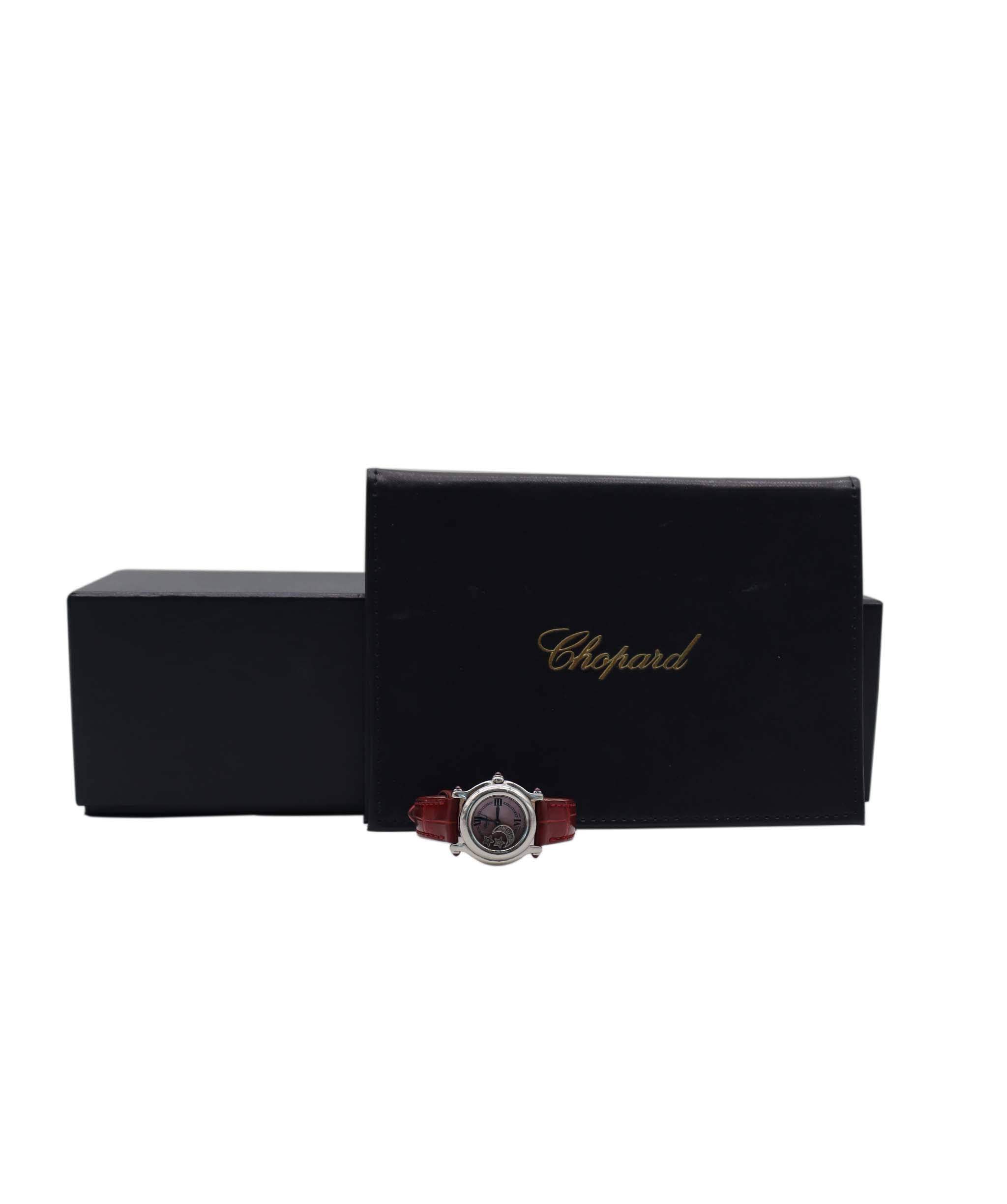 Chopard Happy Sports 27 8245 21 Women's Watch, Diamond, Moon, Star, Pink Shell, Quartz Watch, Happy Sports, Chopard 90304752 DXBS6379