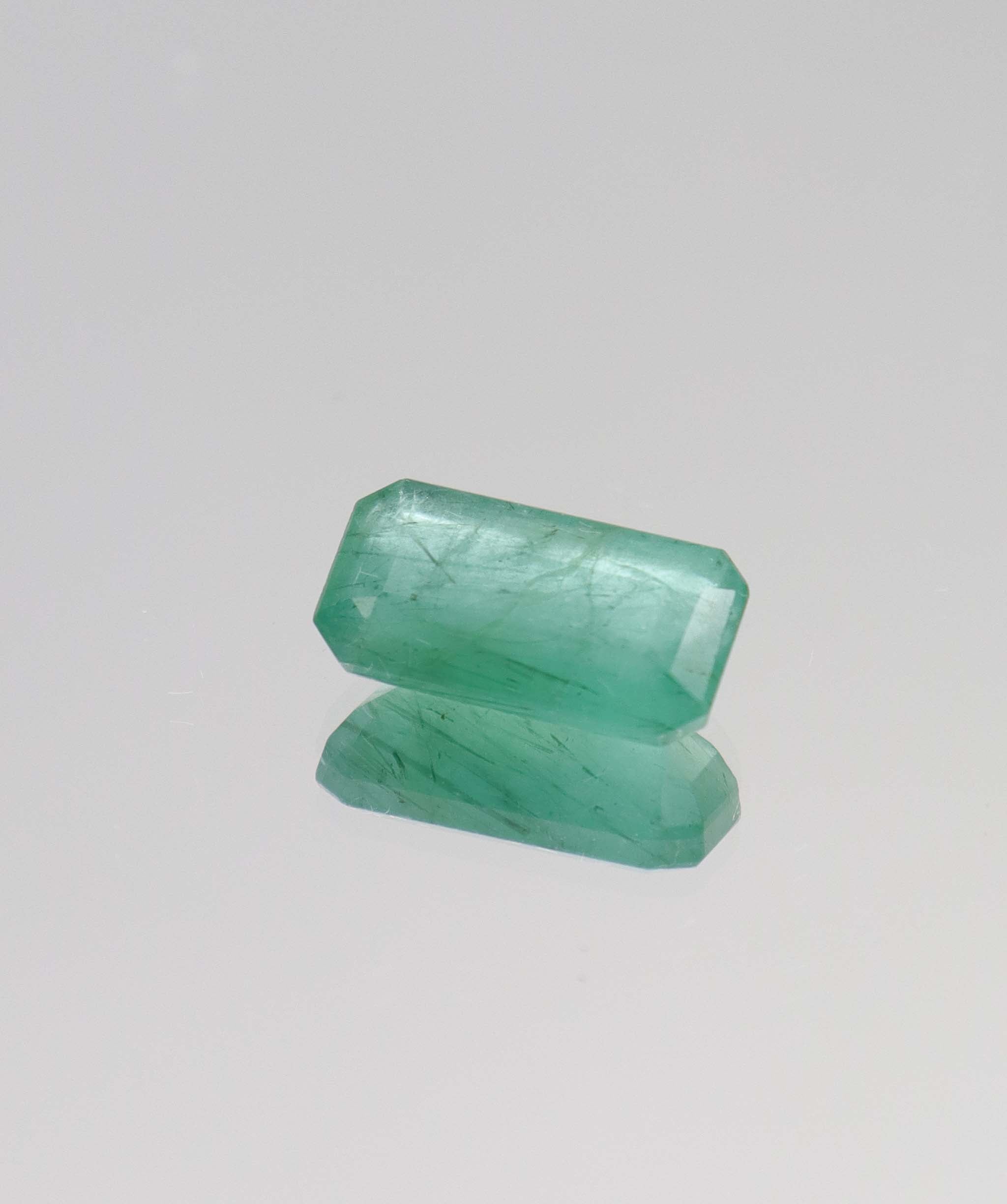 4.45ct Emerald Cut Natural Zambian Emerald DXBCS6385