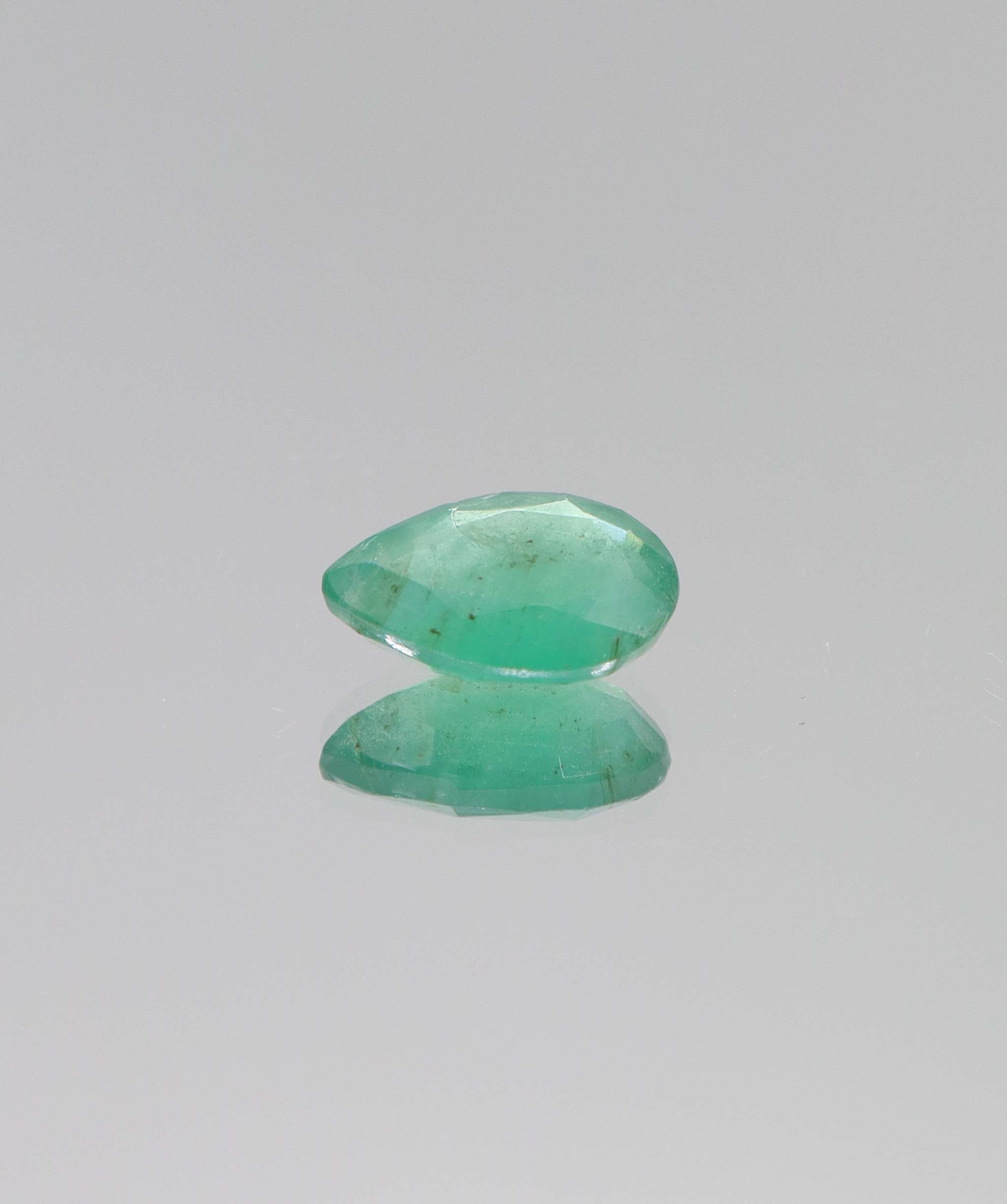 3.4ct Pear Natural Zambian Emerald DXBCS6433