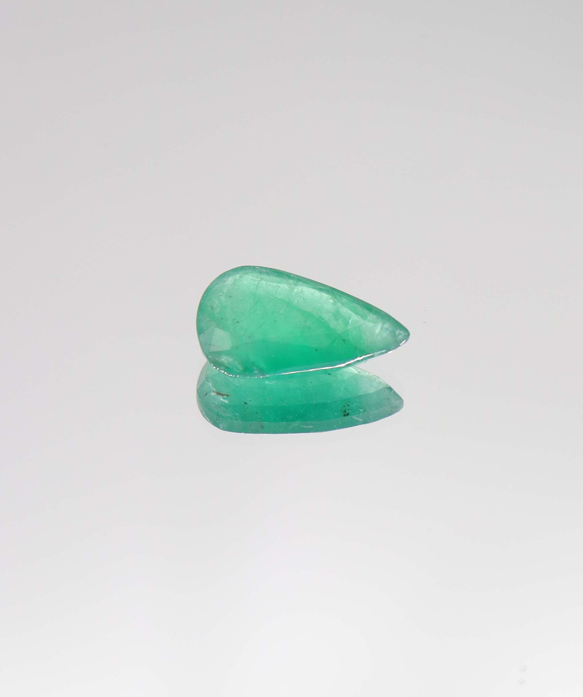 5.01ct Pear Natural Zambian Emerald DXBCS6432