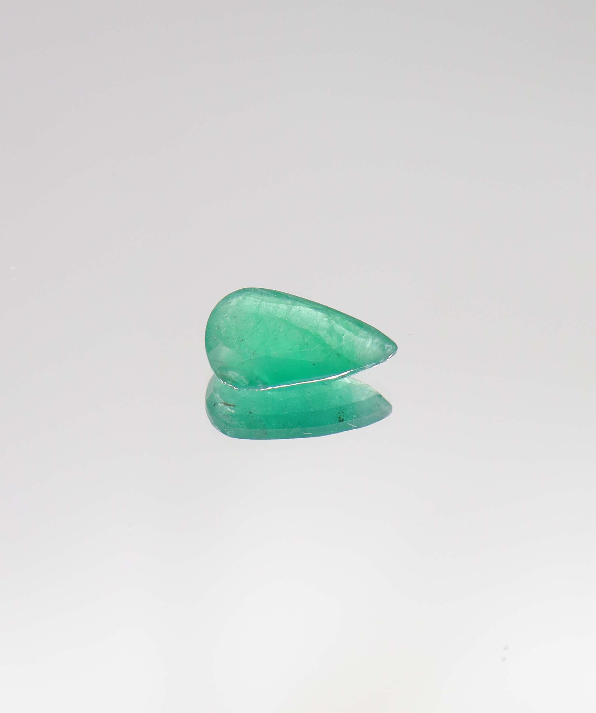 5.01ct Pear Natural Zambian Emerald DXBCS6432