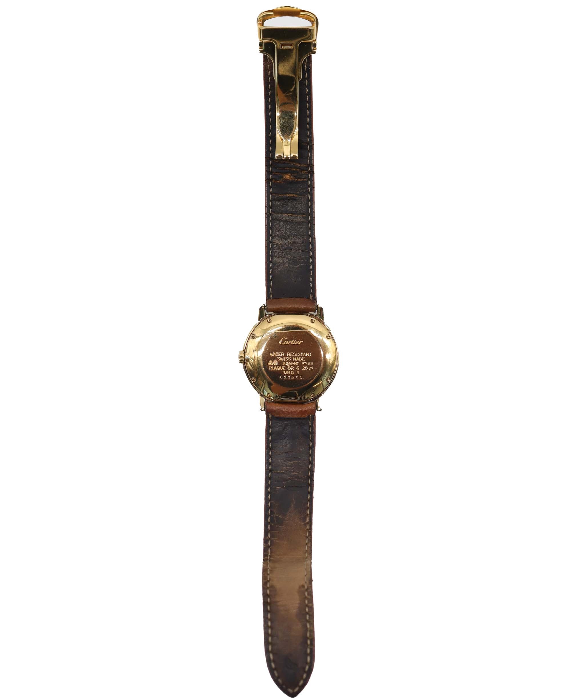 Cartier Must II Ronde Vermeil W1006922 Boys' Watch, Small Seconds, SV925 Quartz Watch, Must2 Cartier 90320148 DXBS6381