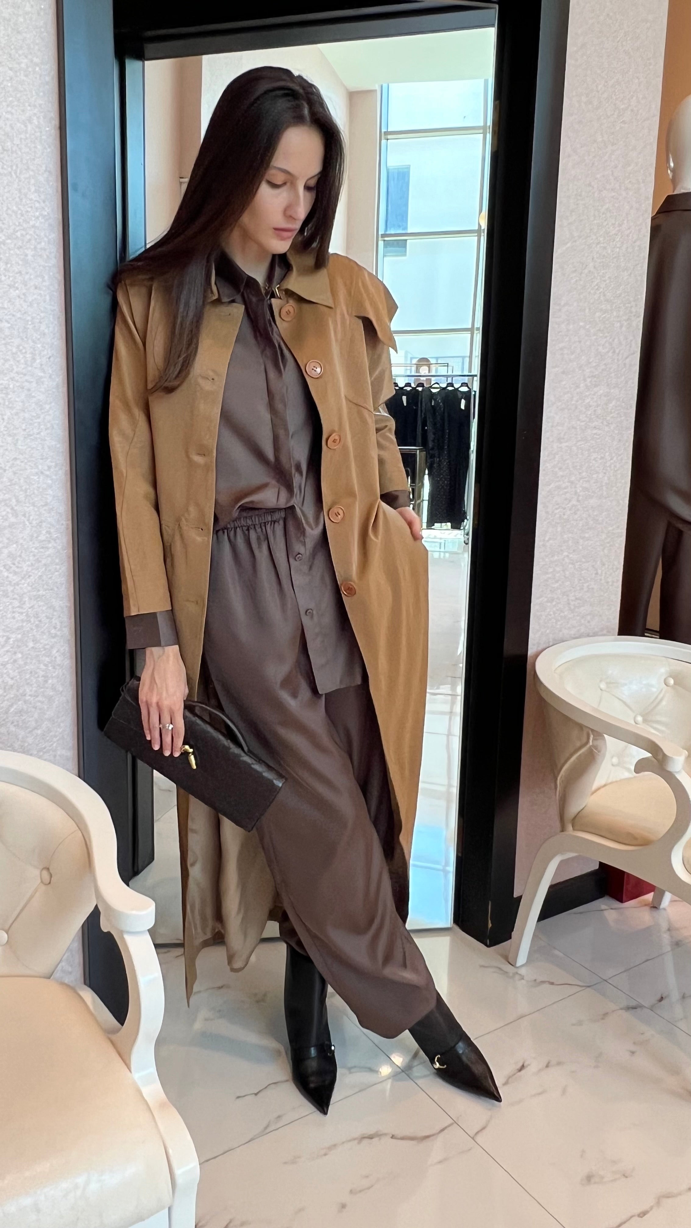 LONG TRENCH COAT