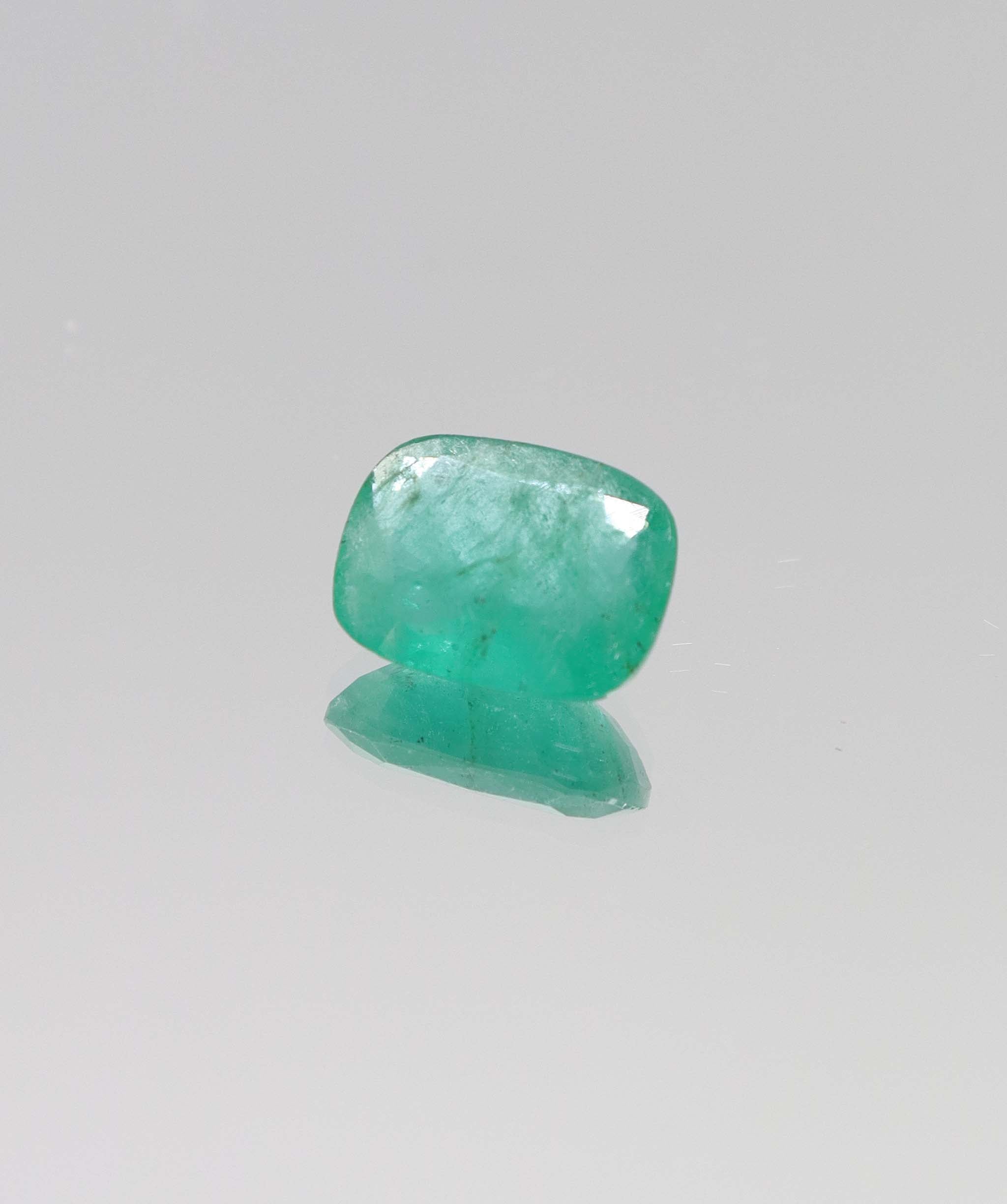 3.35ct Cushion Natural Zambian Emerald DXBCS6382
