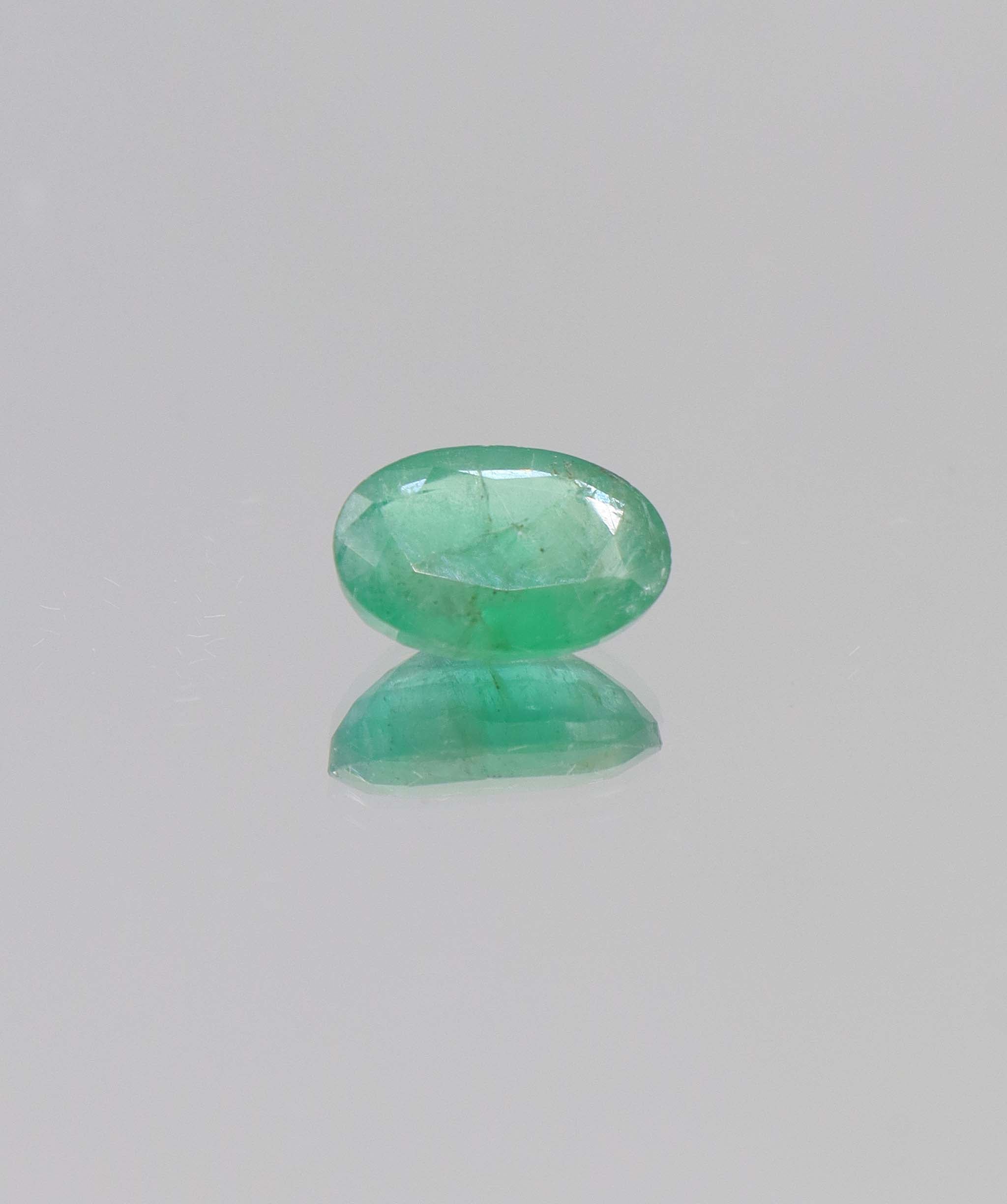 3.55ct Oval Natural Zambian Emerald DXBCS6366