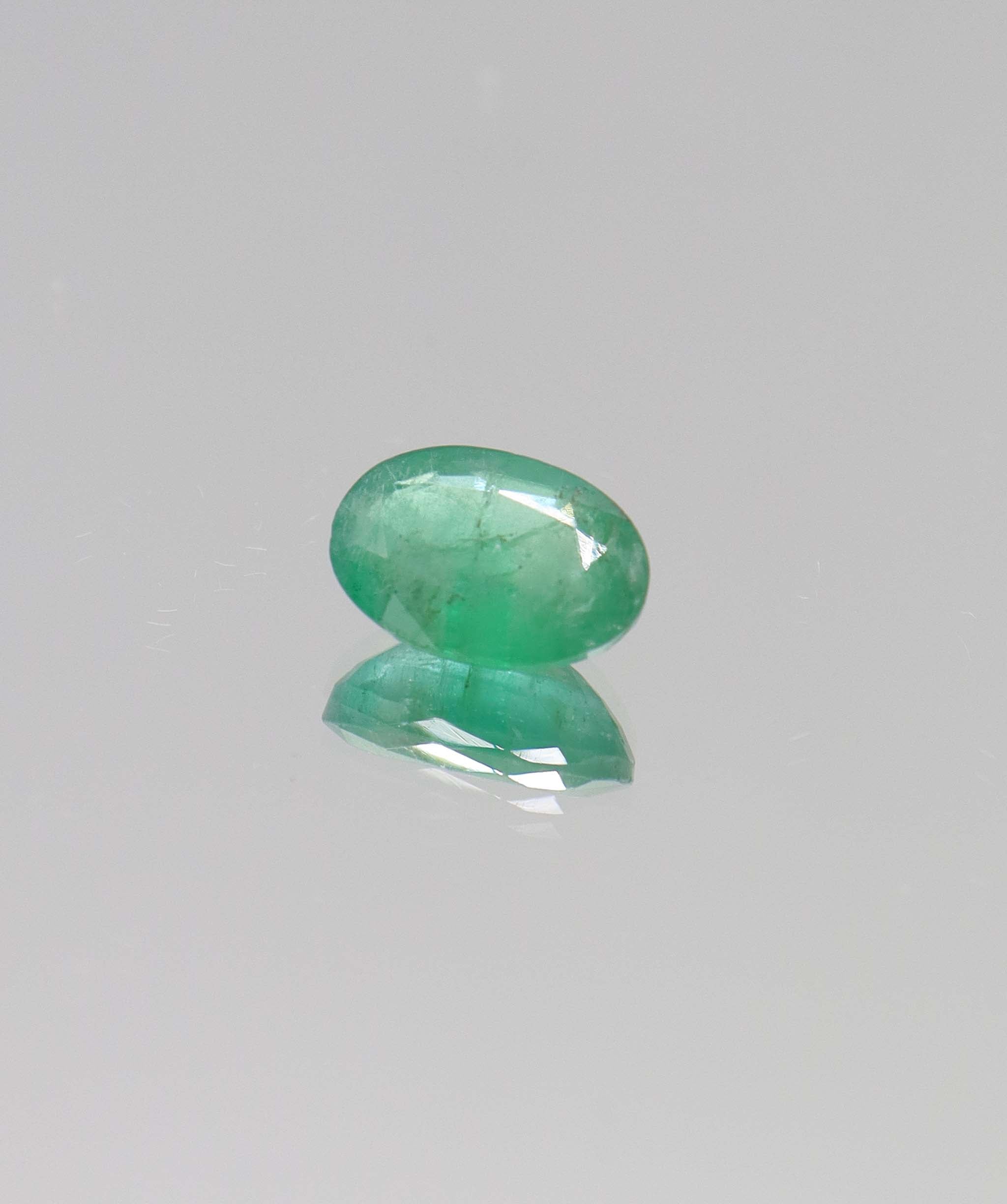 3.55ct Oval Natural Zambian Emerald DXBCS6366