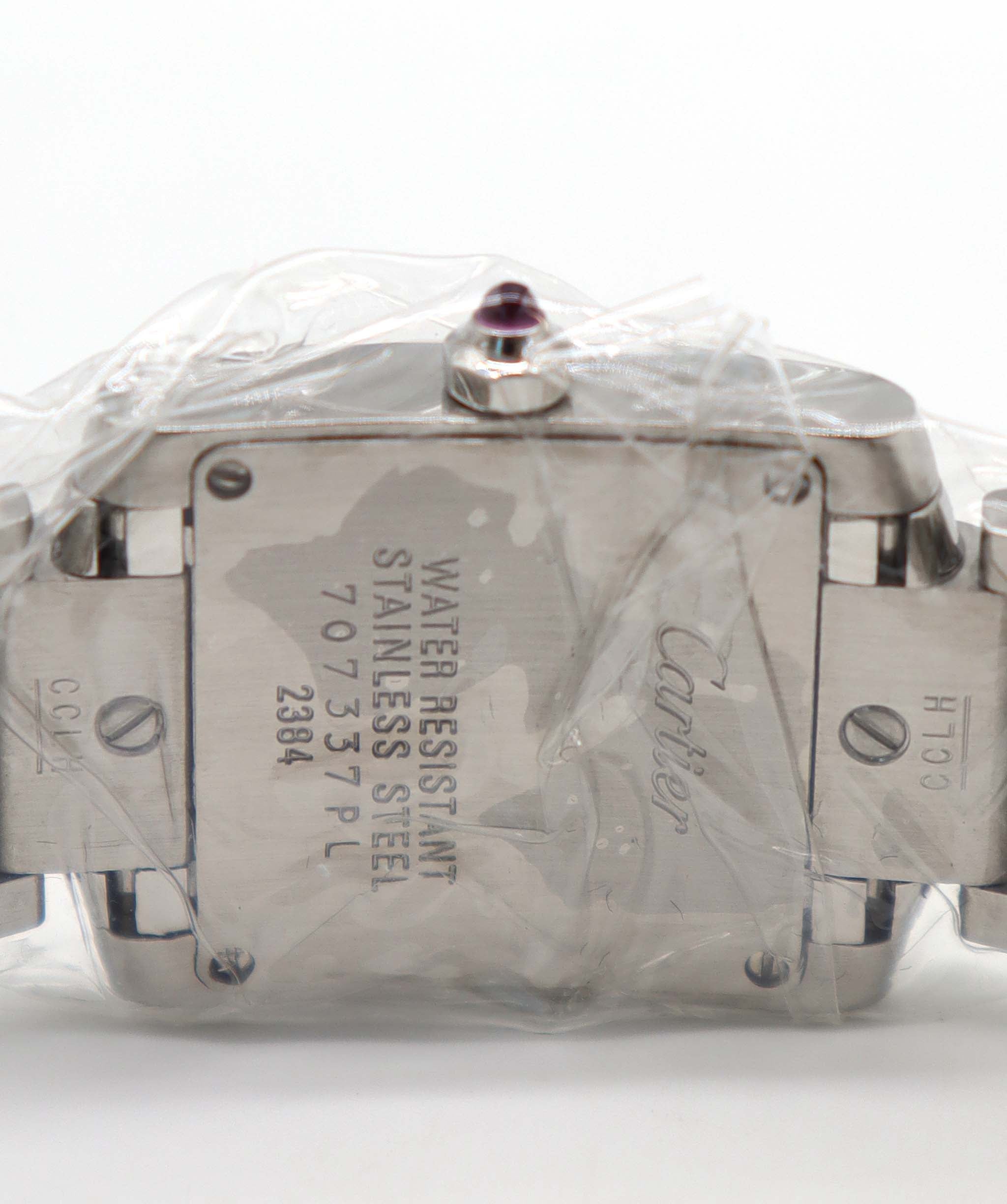 Cartier Tank Francaise SM W51028Q3 Women's Watch, Pink Shell, Quartz, Cartier 90315918 DXBS6392