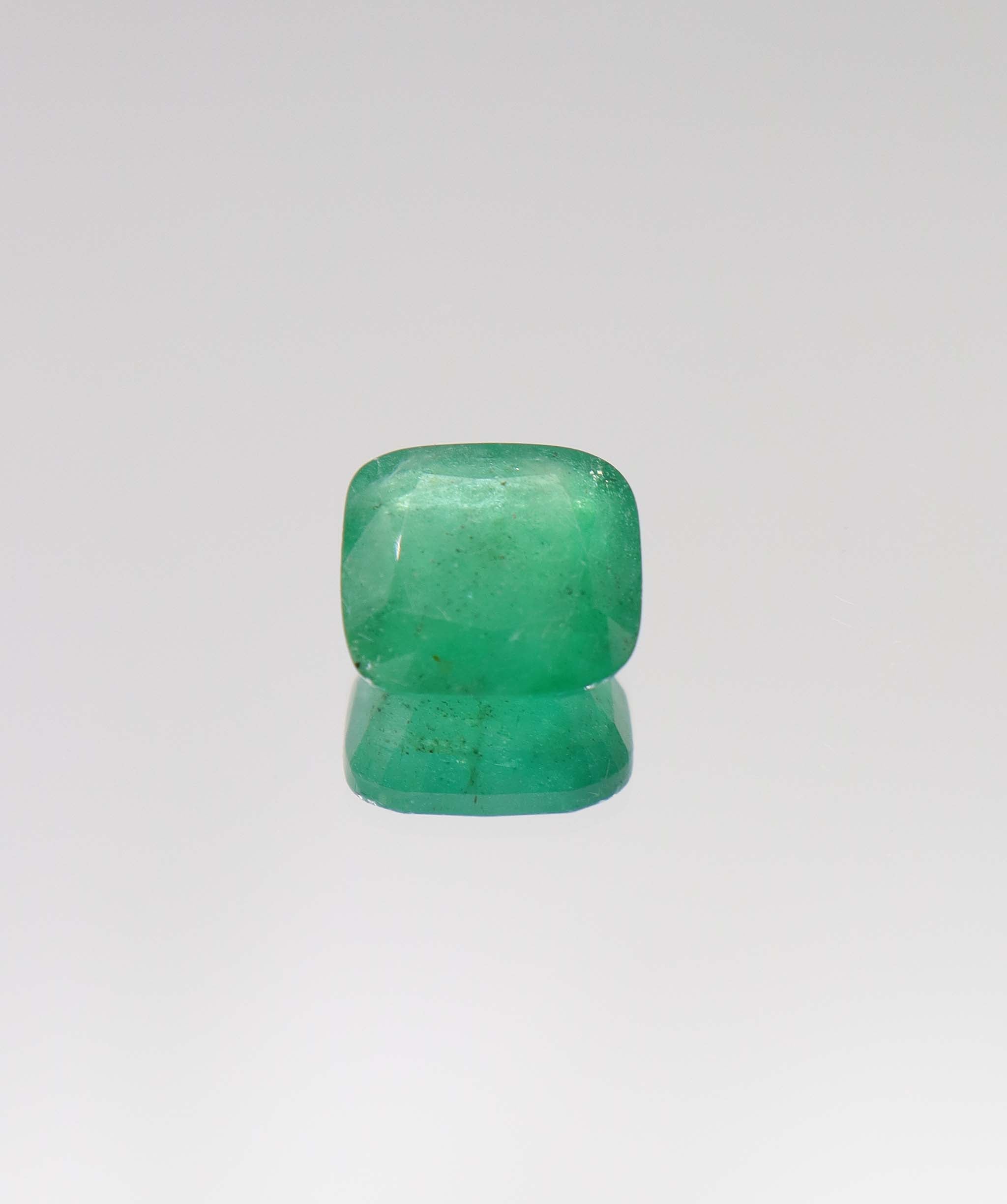 6.7ct Cushion Natural Zambian Emerald DXBCS6379