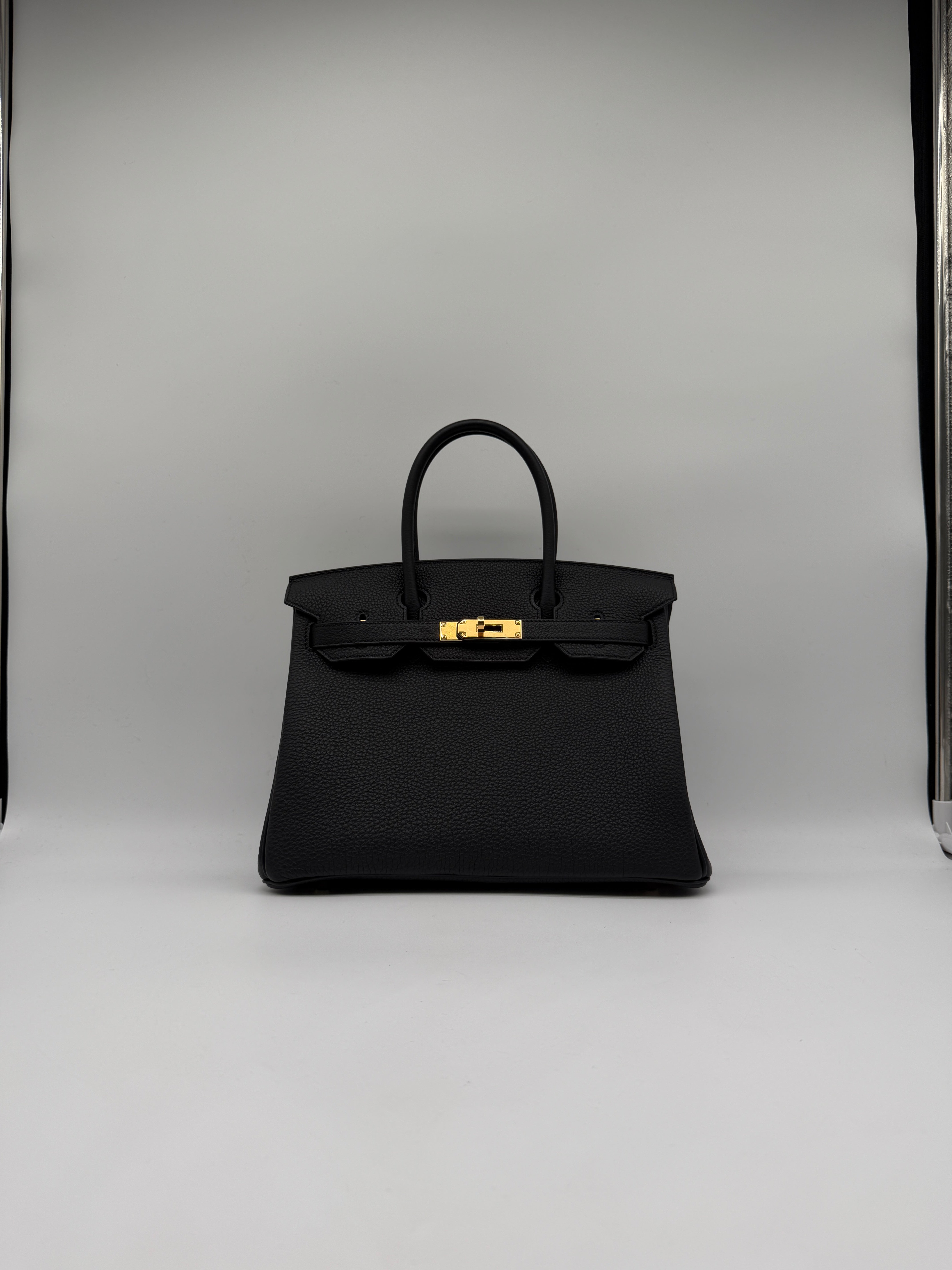 Hermès Birkin 30 Black Togo Gold Hardware
