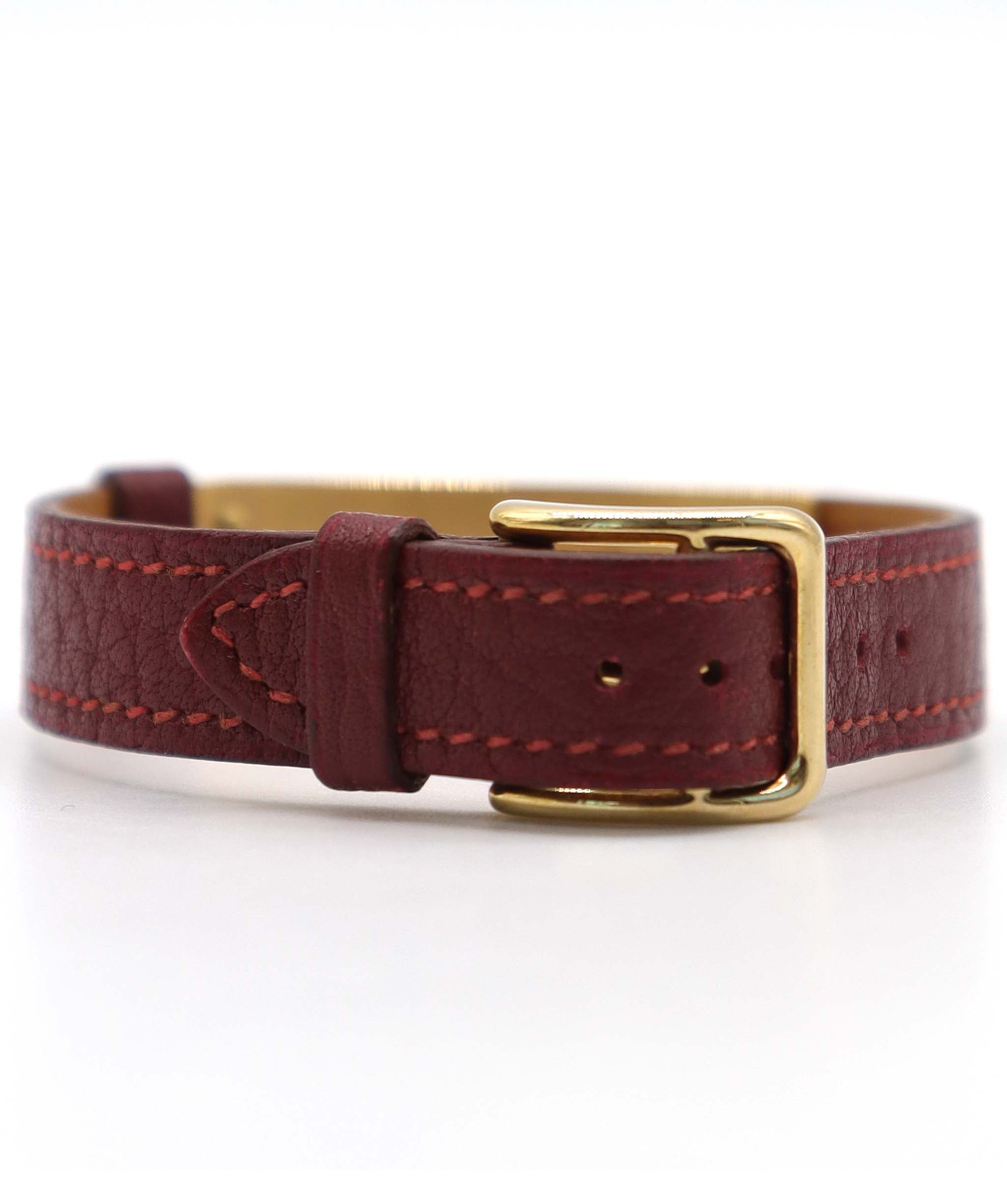 HERMES Kelly Watch Vintage Women's Wristwatch Bordeaux Quartz Watch with Padlock Kelly Watch Hermes 90320054 DXBS6388