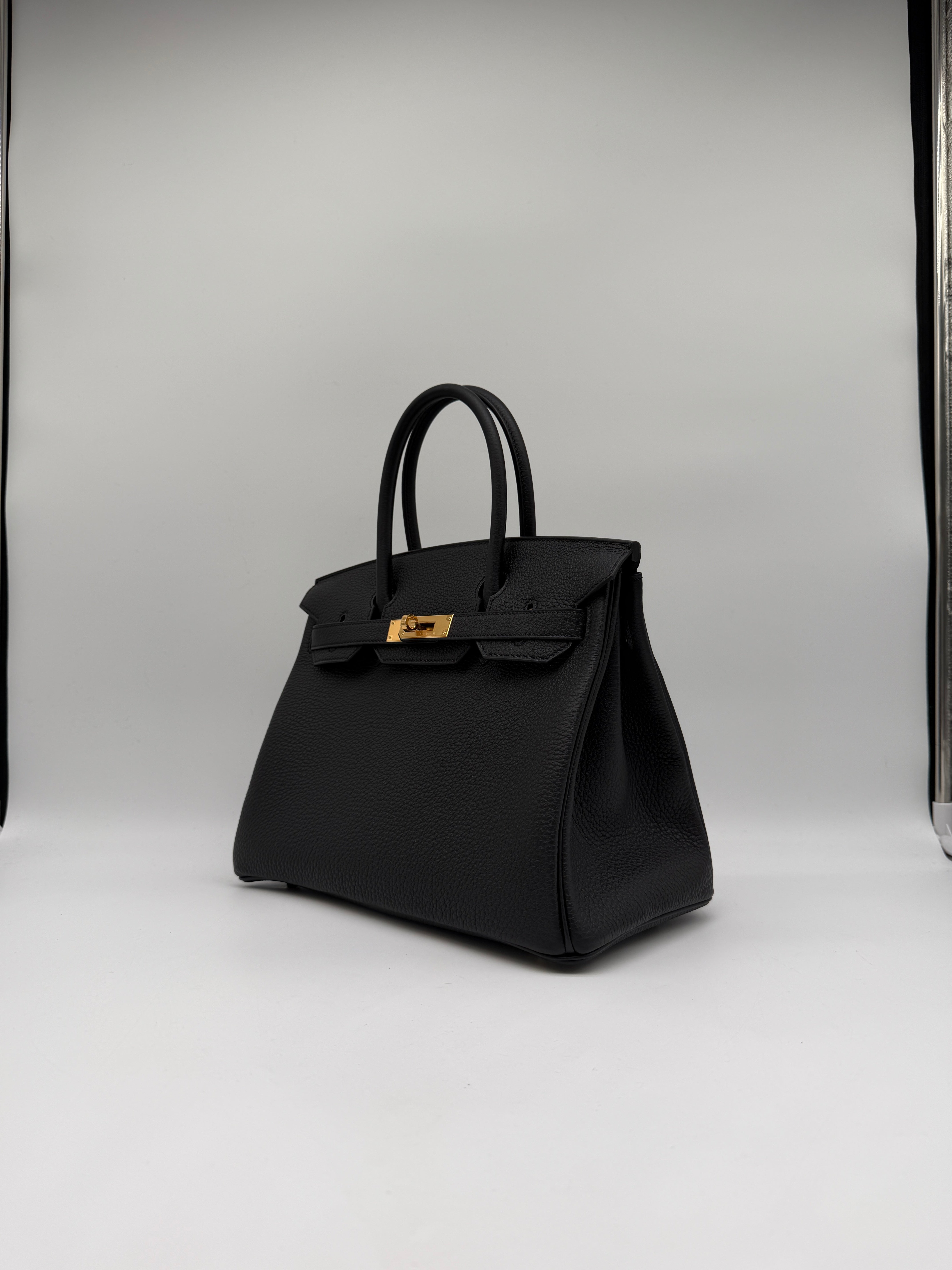 Hermès Birkin 30 Black Togo Gold Hardware