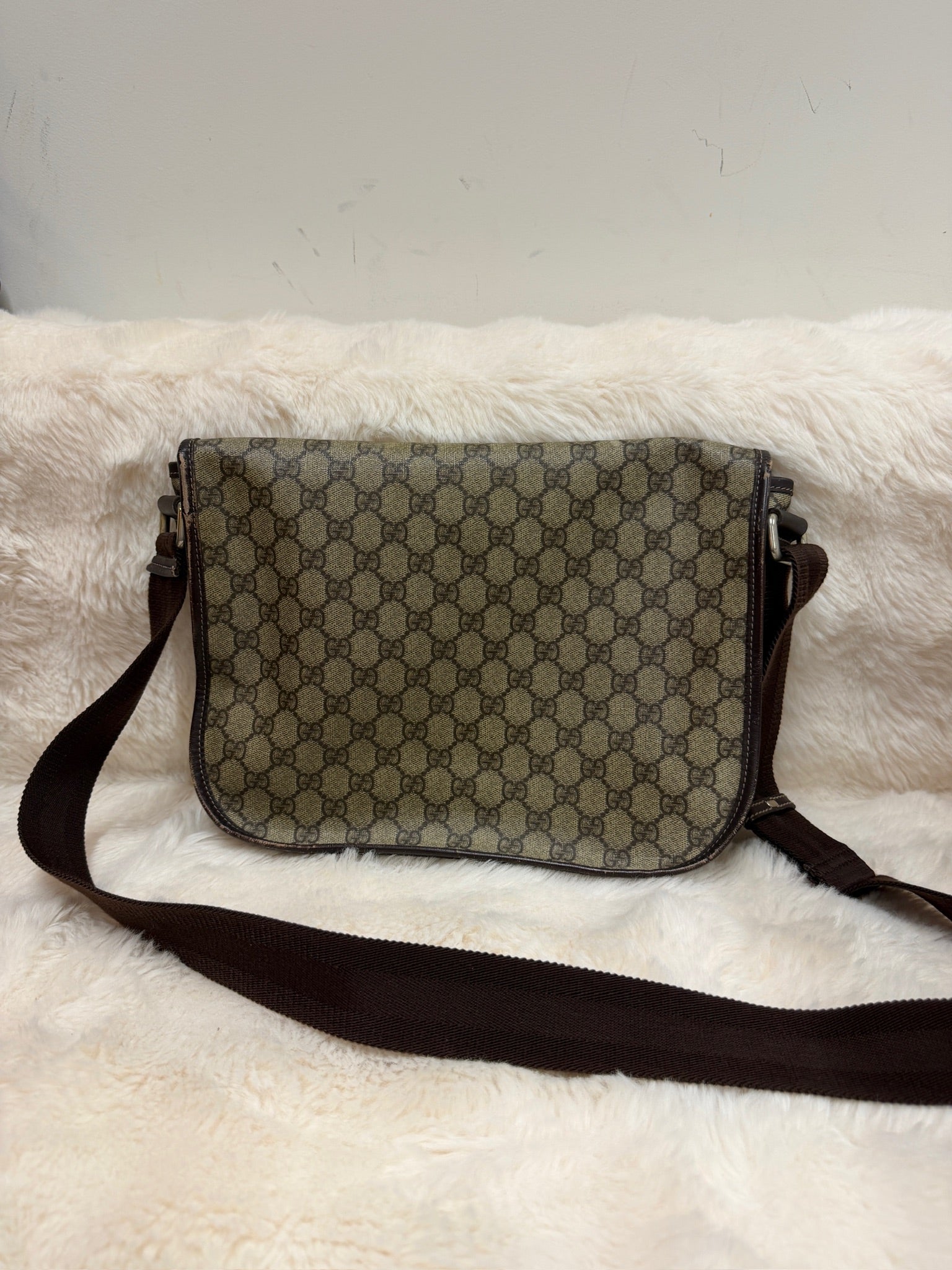Gucci GG Canvas Messenger Bag