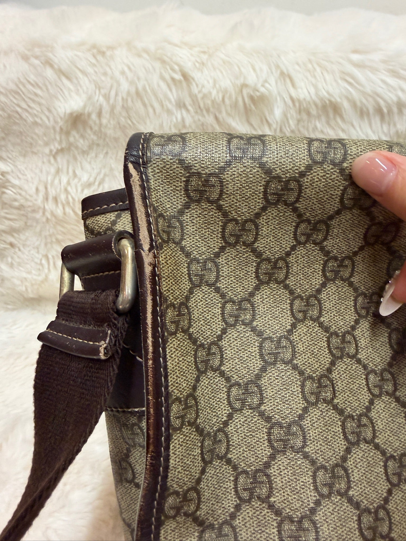 Gucci GG Canvas Messenger Bag
