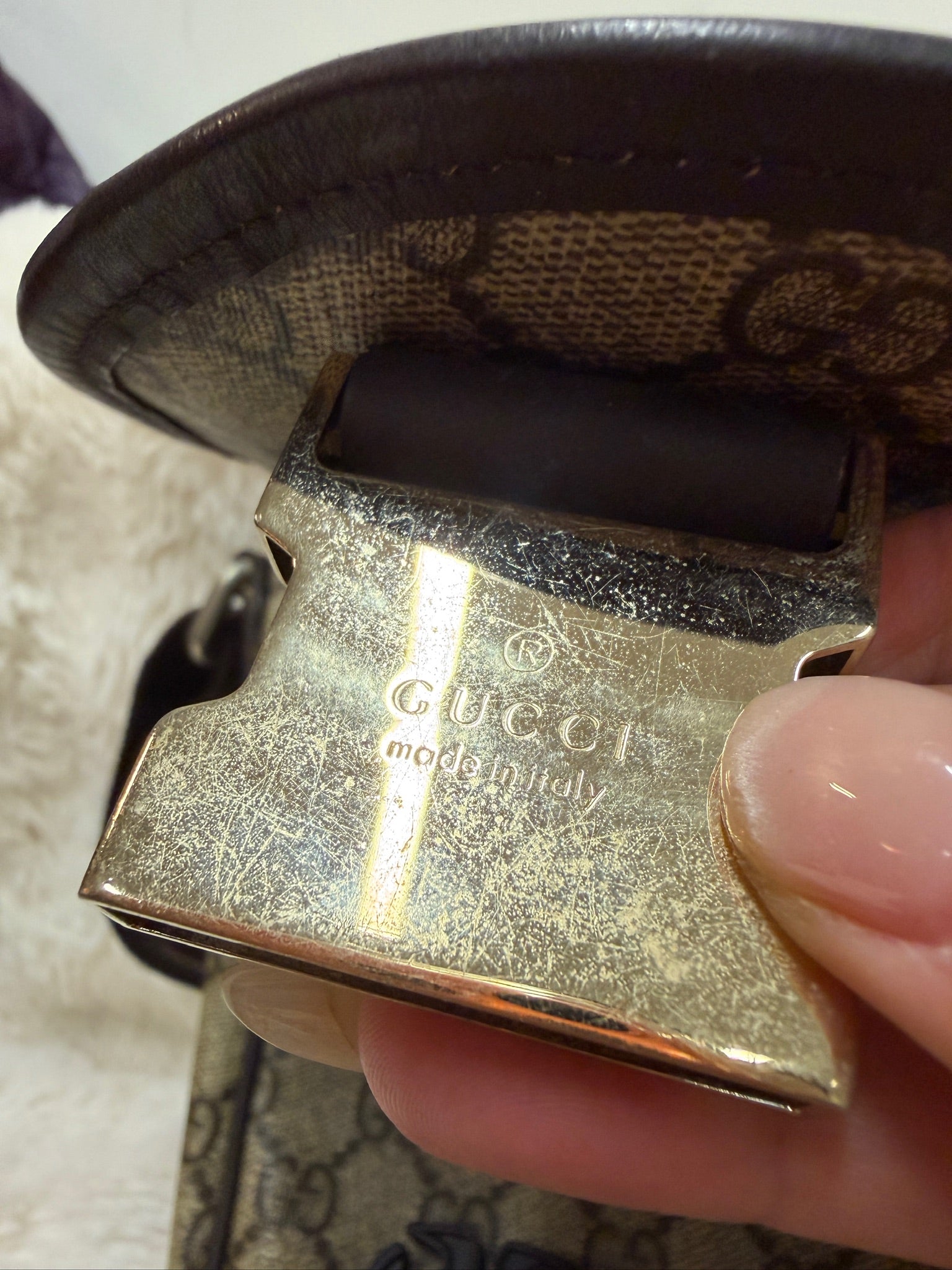 Gucci GG Canvas Messenger Bag