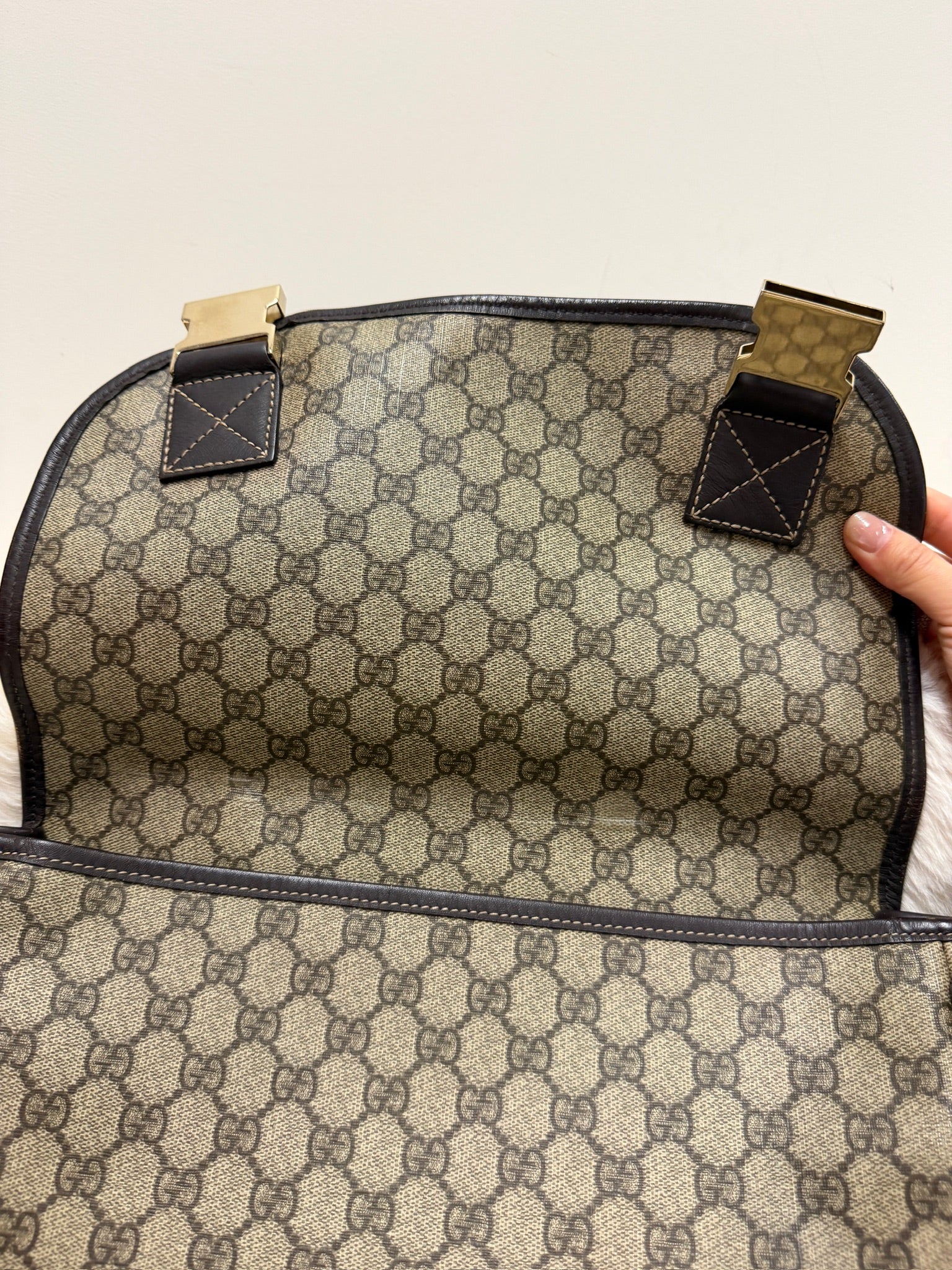 Gucci GG Canvas Messenger Bag