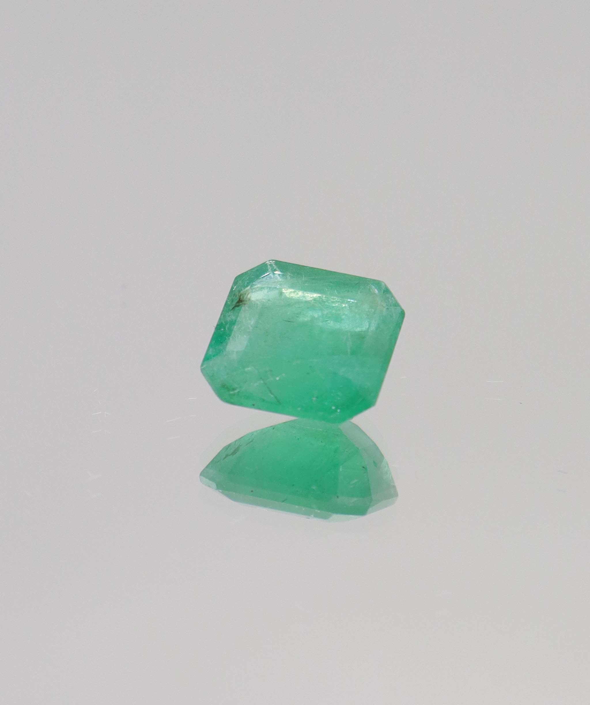 3.15ct Emerald Cut Natural Zambian Emerald DXBCS6398