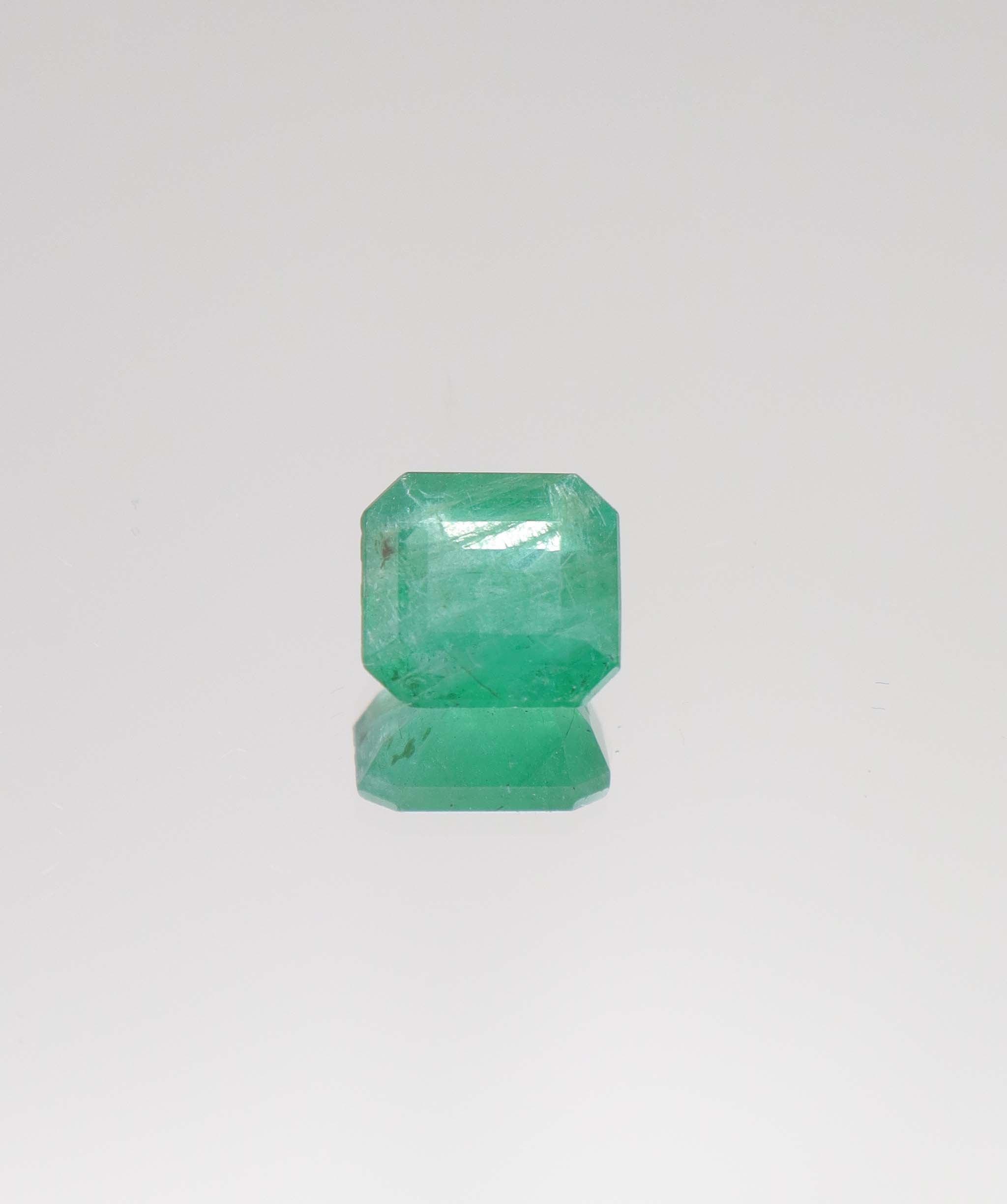 3.15ct Emerald Cut Natural Zambian Emerald DXBCS6398