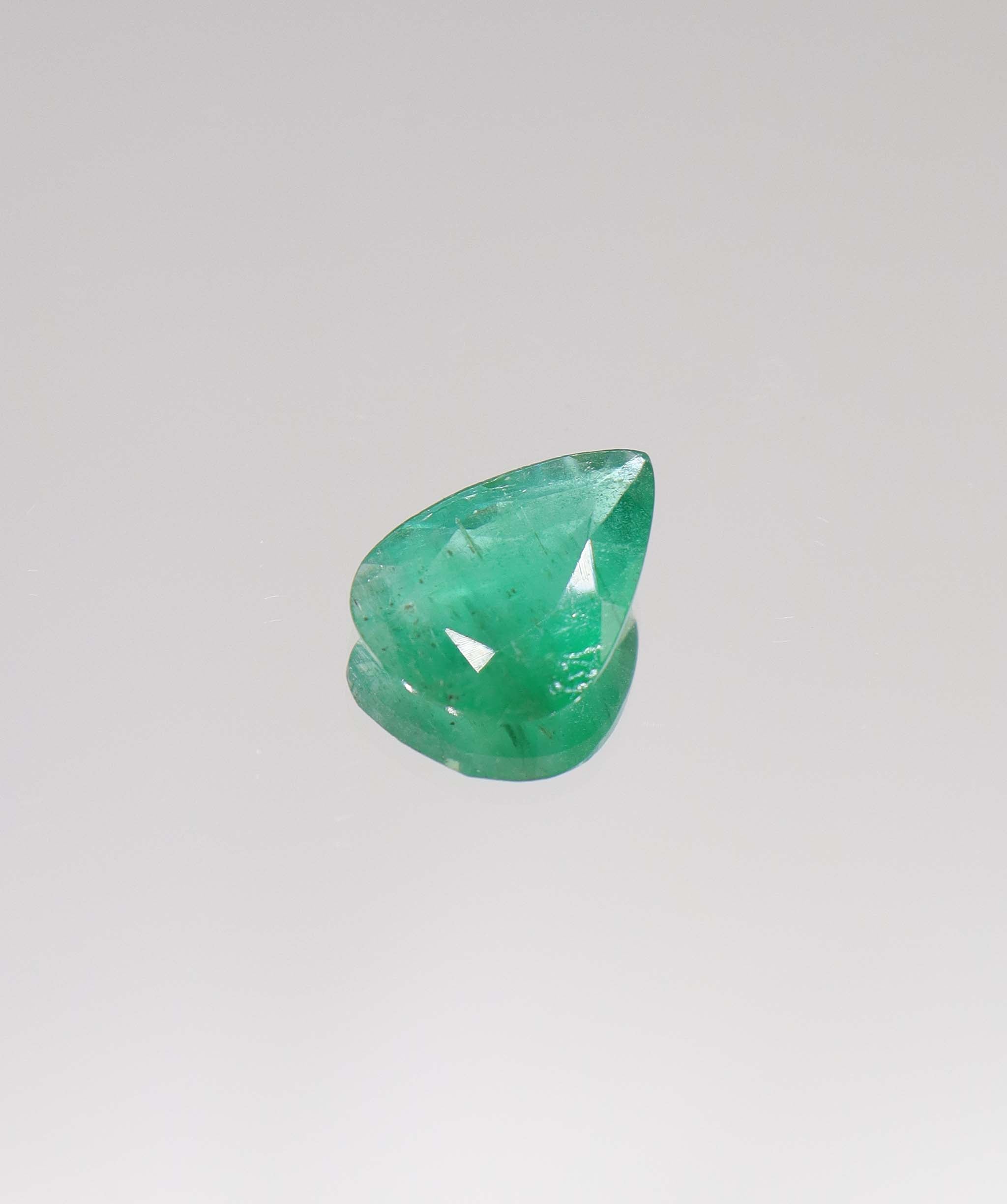 3.05ct Pear Natural Zambian Emerald DXBCS6434