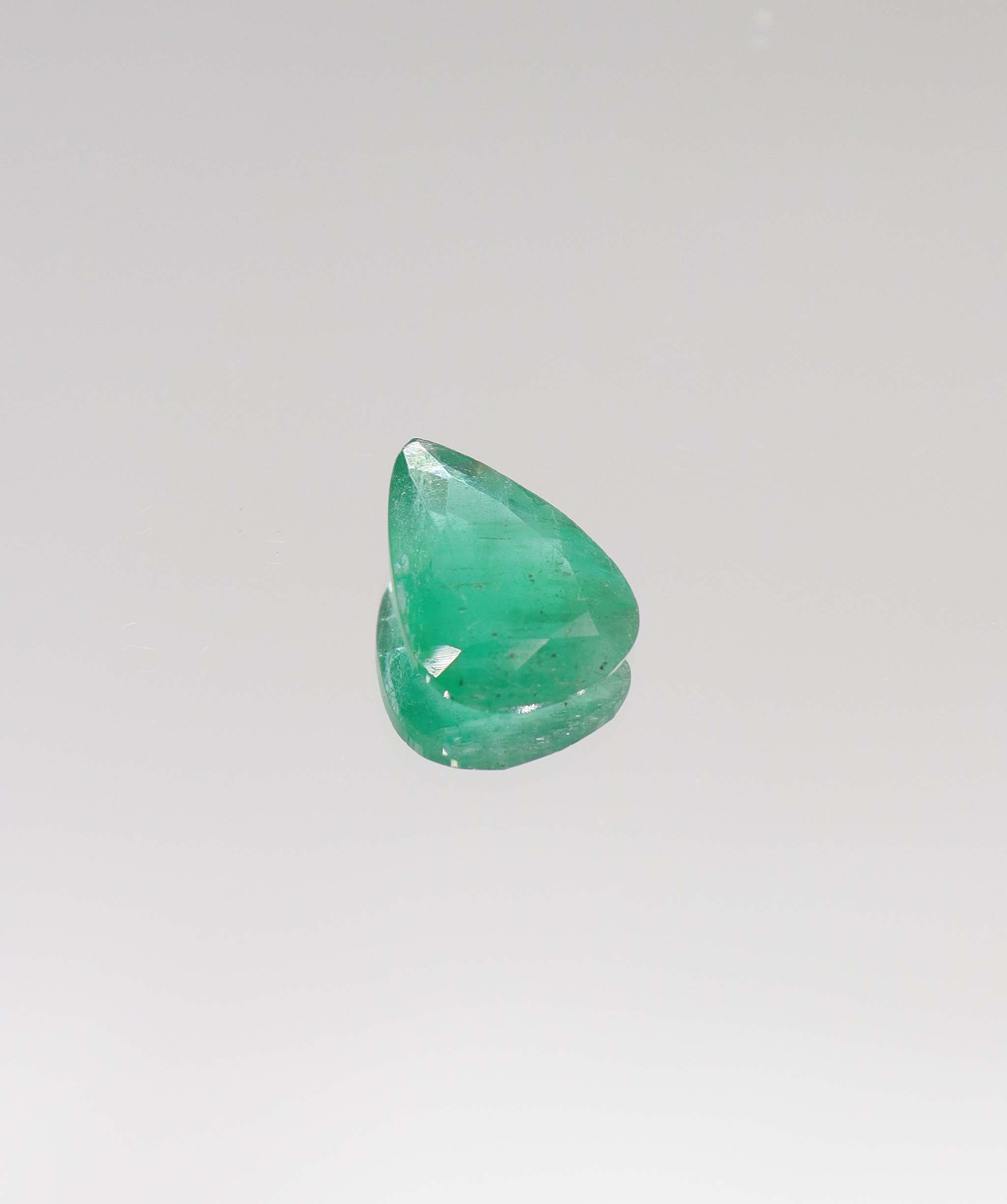 3.05ct Pear Natural Zambian Emerald DXBCS6434