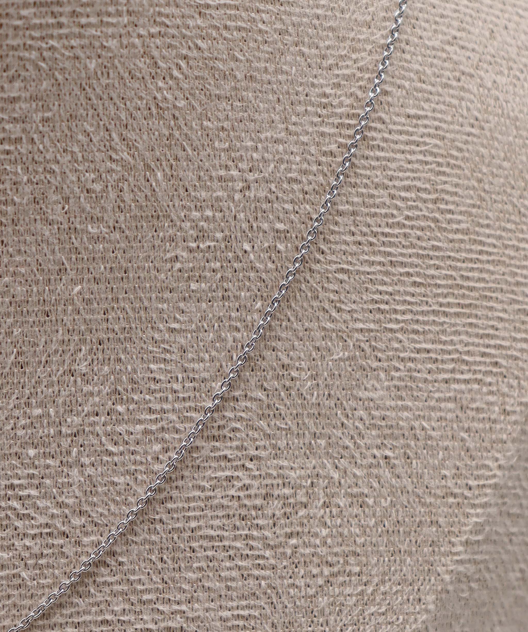 Heart Diamonds Drop Necklace White GoldC9292