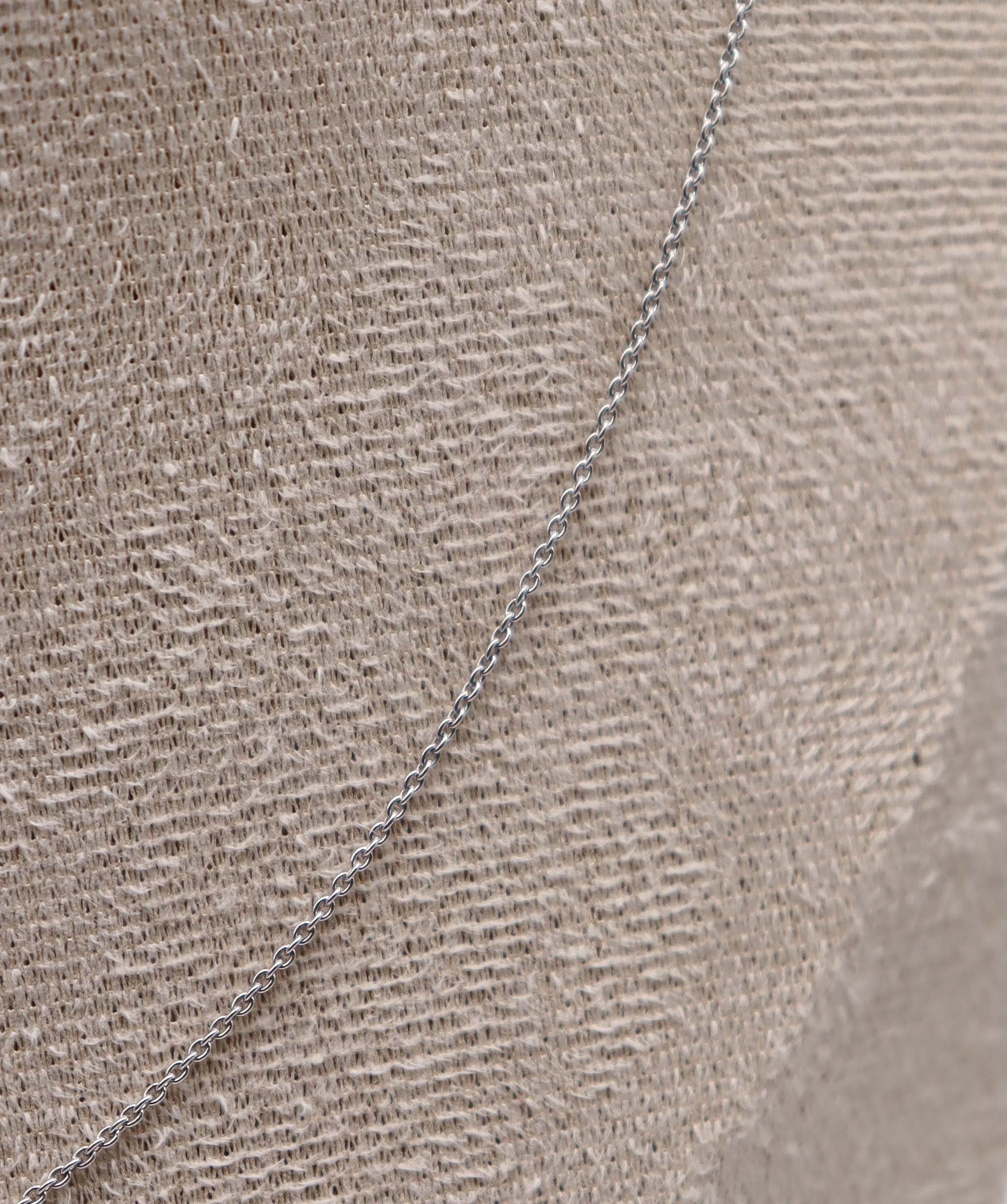 Heart Diamonds Drop Necklace White Gold C9410