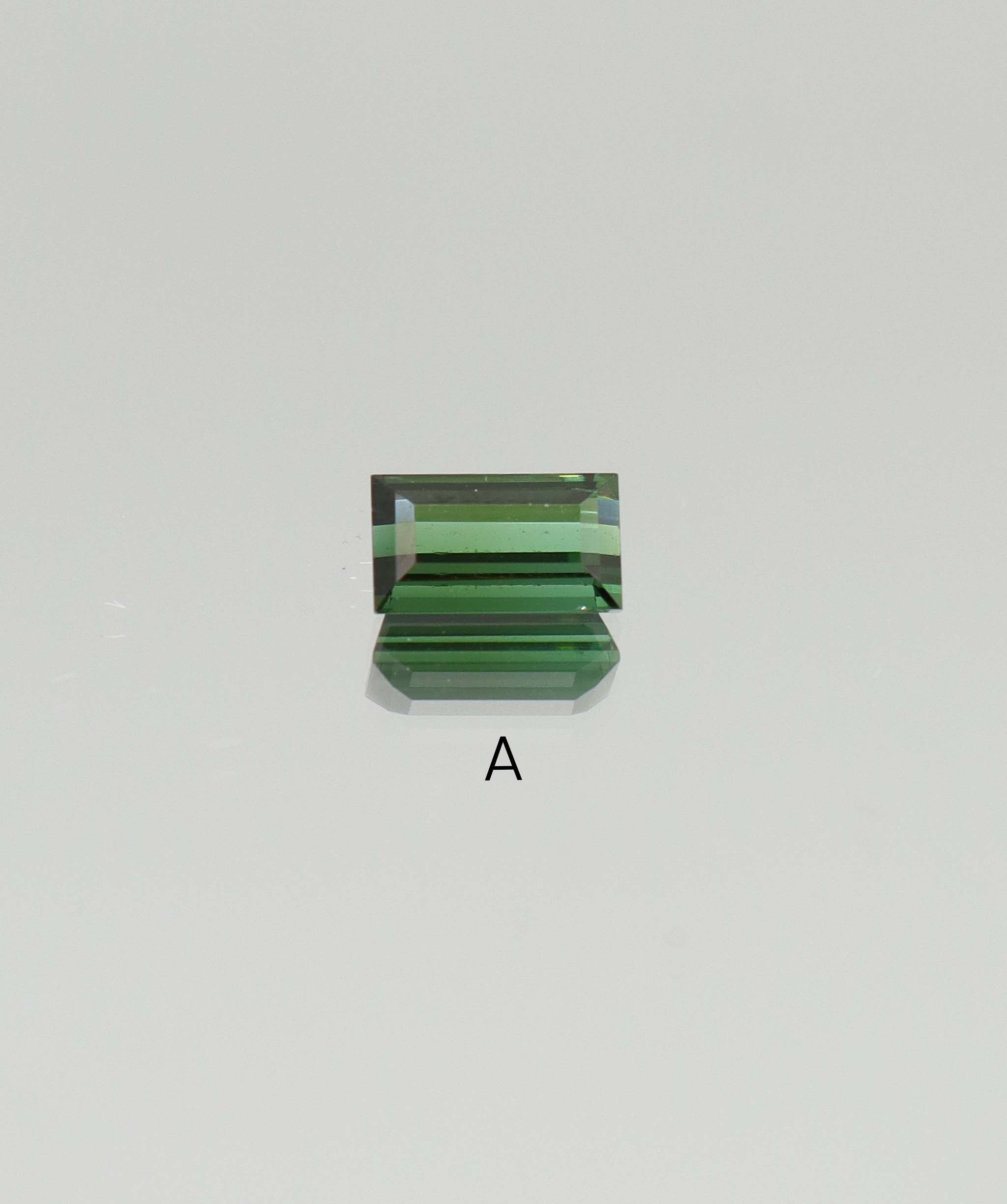 Dark Green Tourmaline Emerald/Princess/Ascher/cushion DXBCD2162