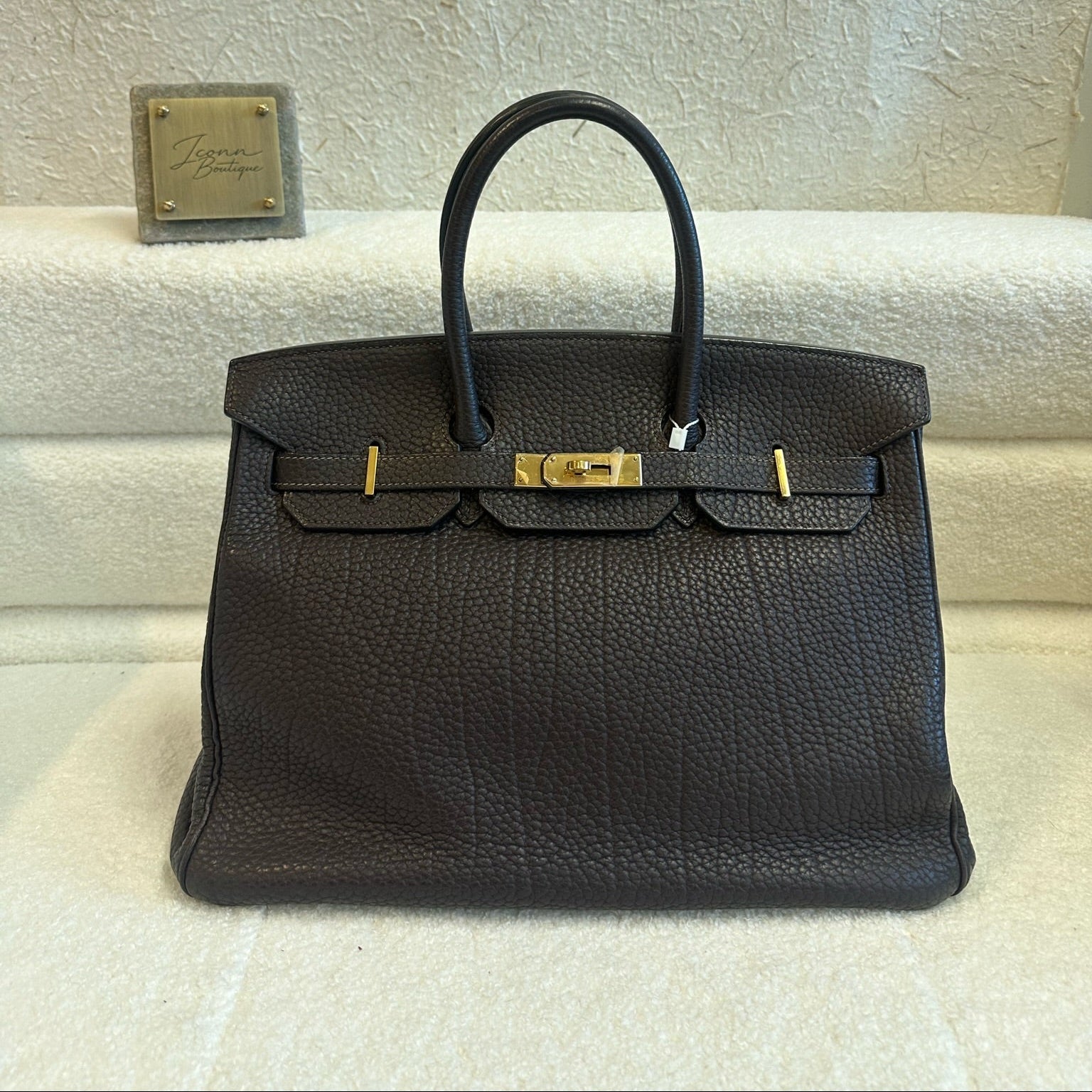 Hermes Birkin 35 Dark Brown GHW