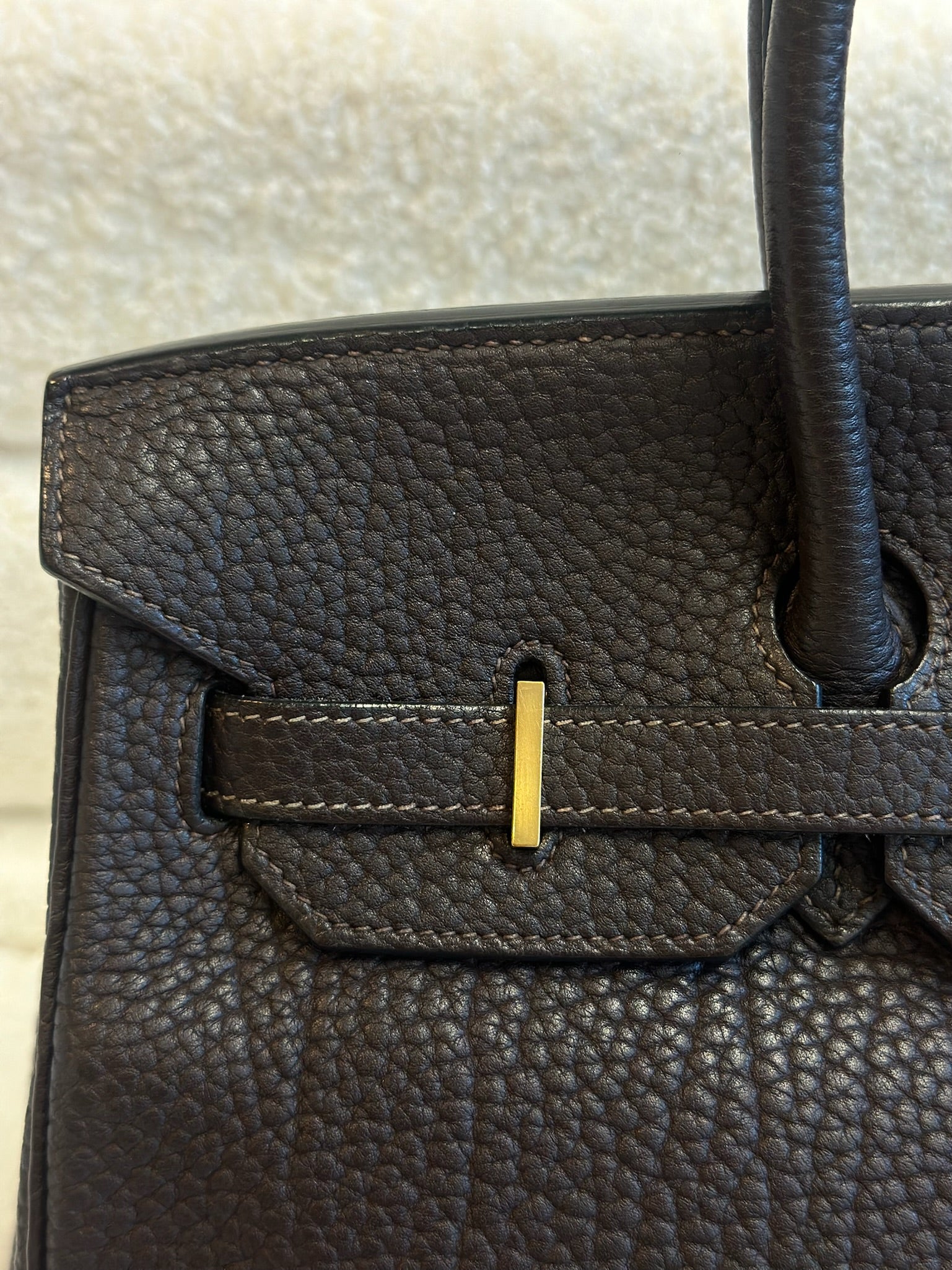 Hermes Birkin 35 Dark Brown GHW
