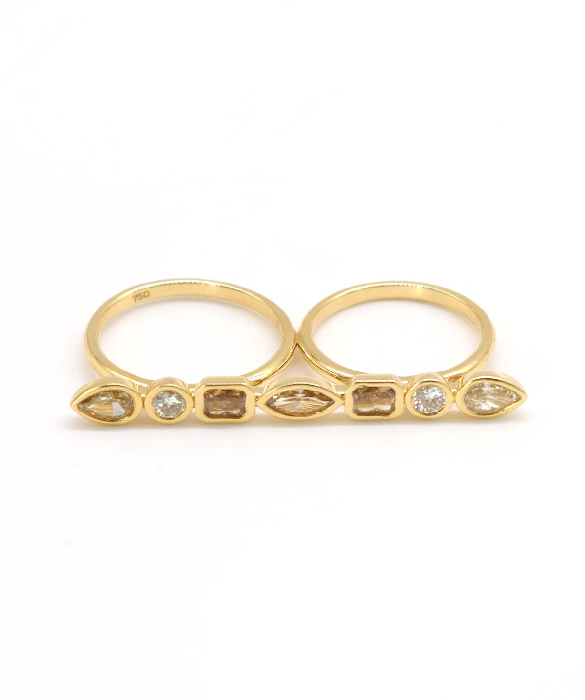 Double Ring Diamonds DXBS6659