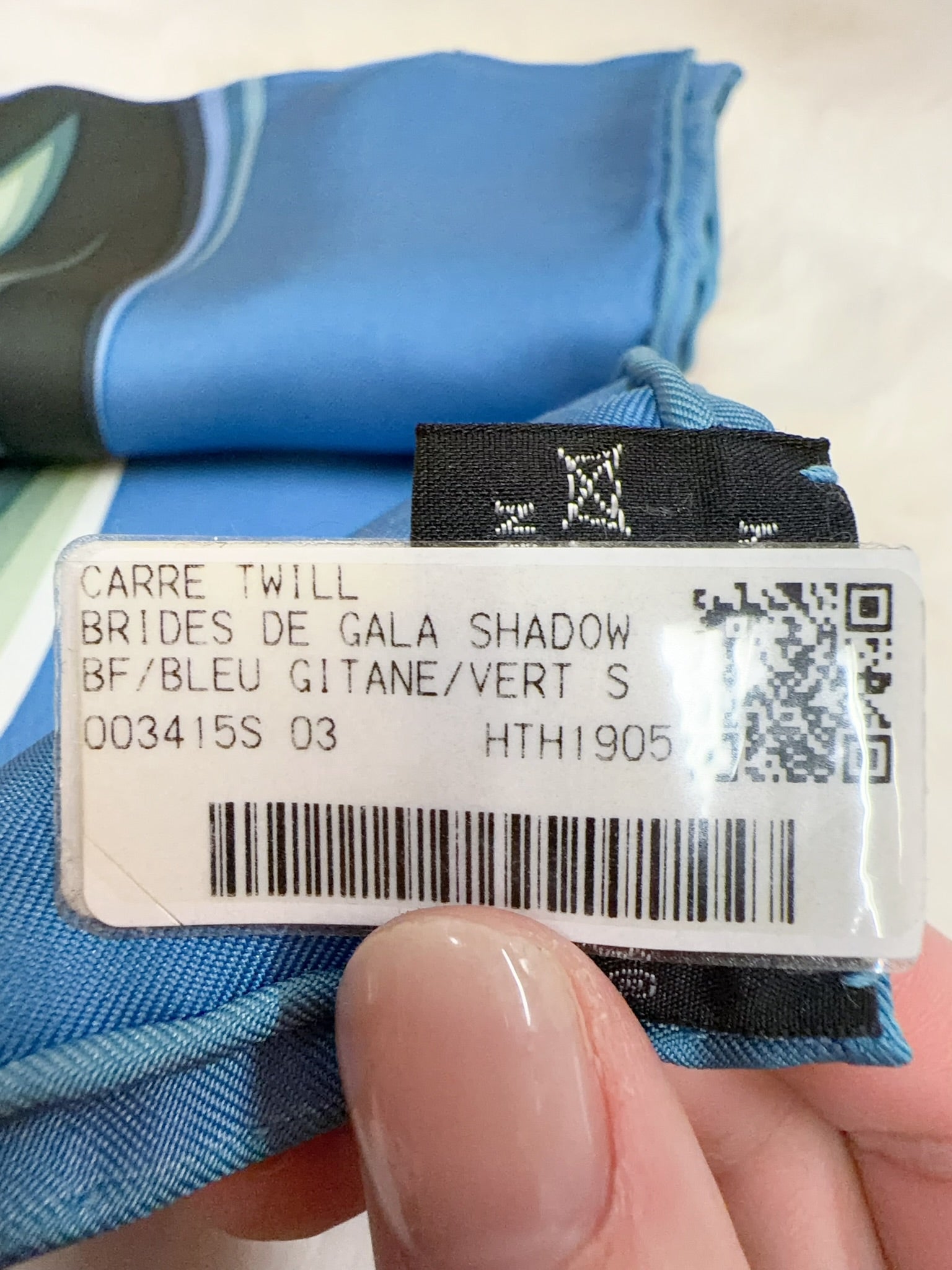 Hermès silk twill