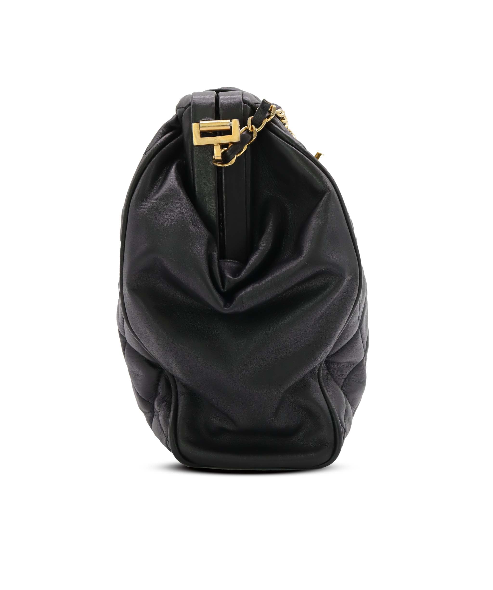 Chanel Black Lambskin Supermodel Black Lambskin ASC5261