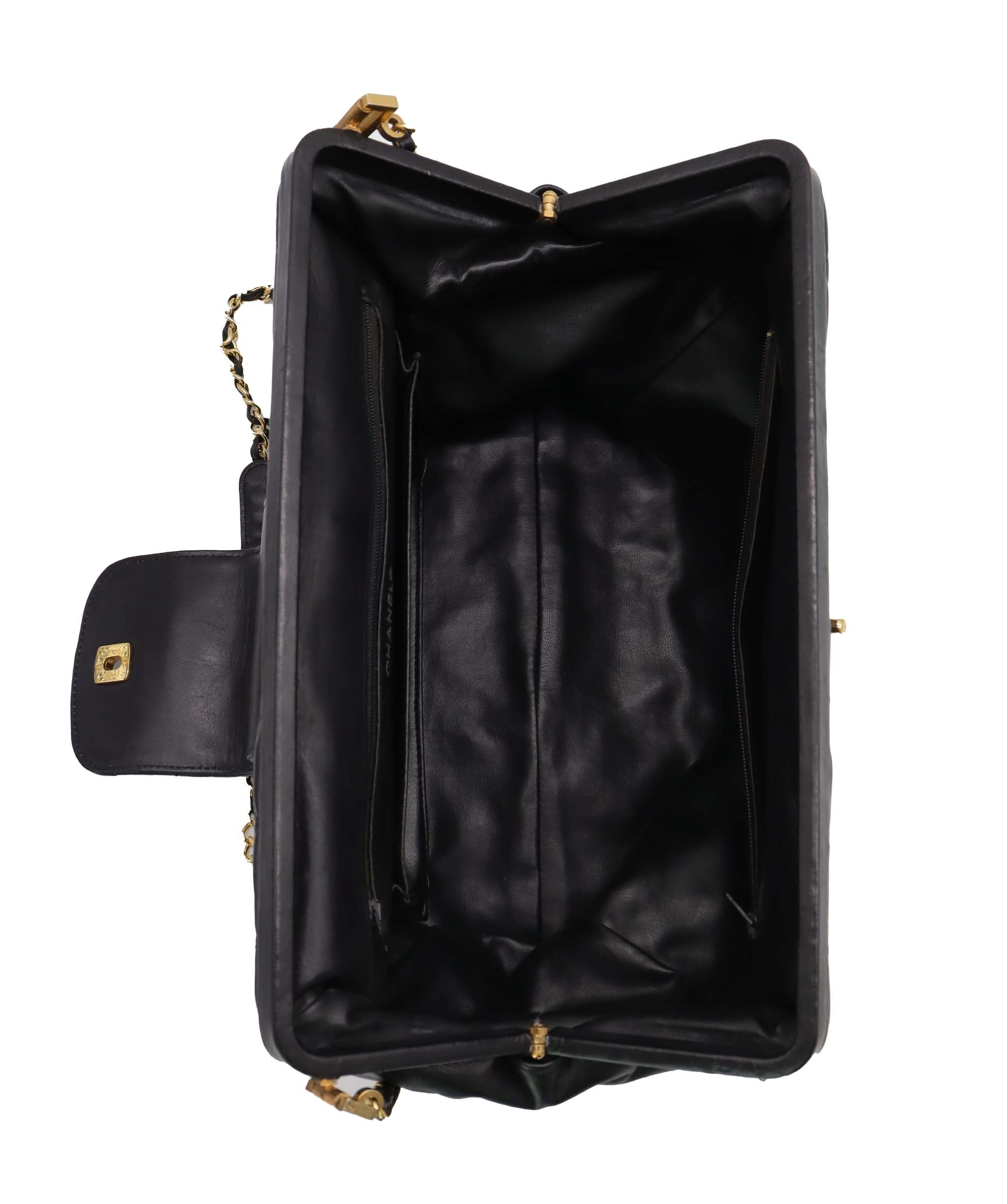 Chanel Black Lambskin Supermodel Black Lambskin ASC5261