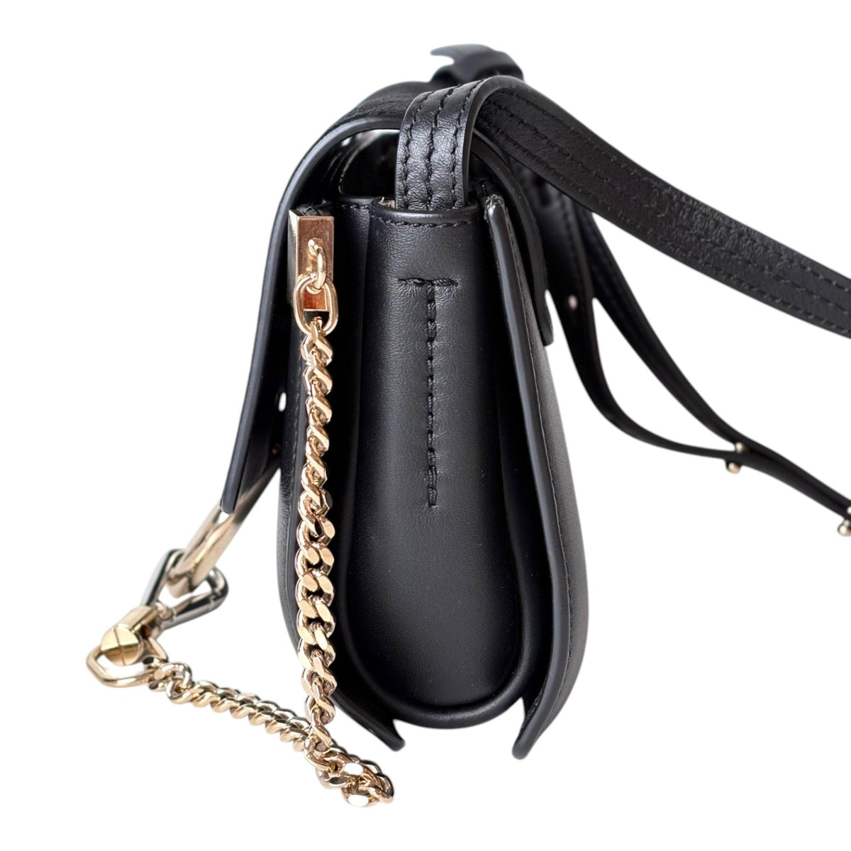 Chloe Black Faye in Suede & Leather Bag