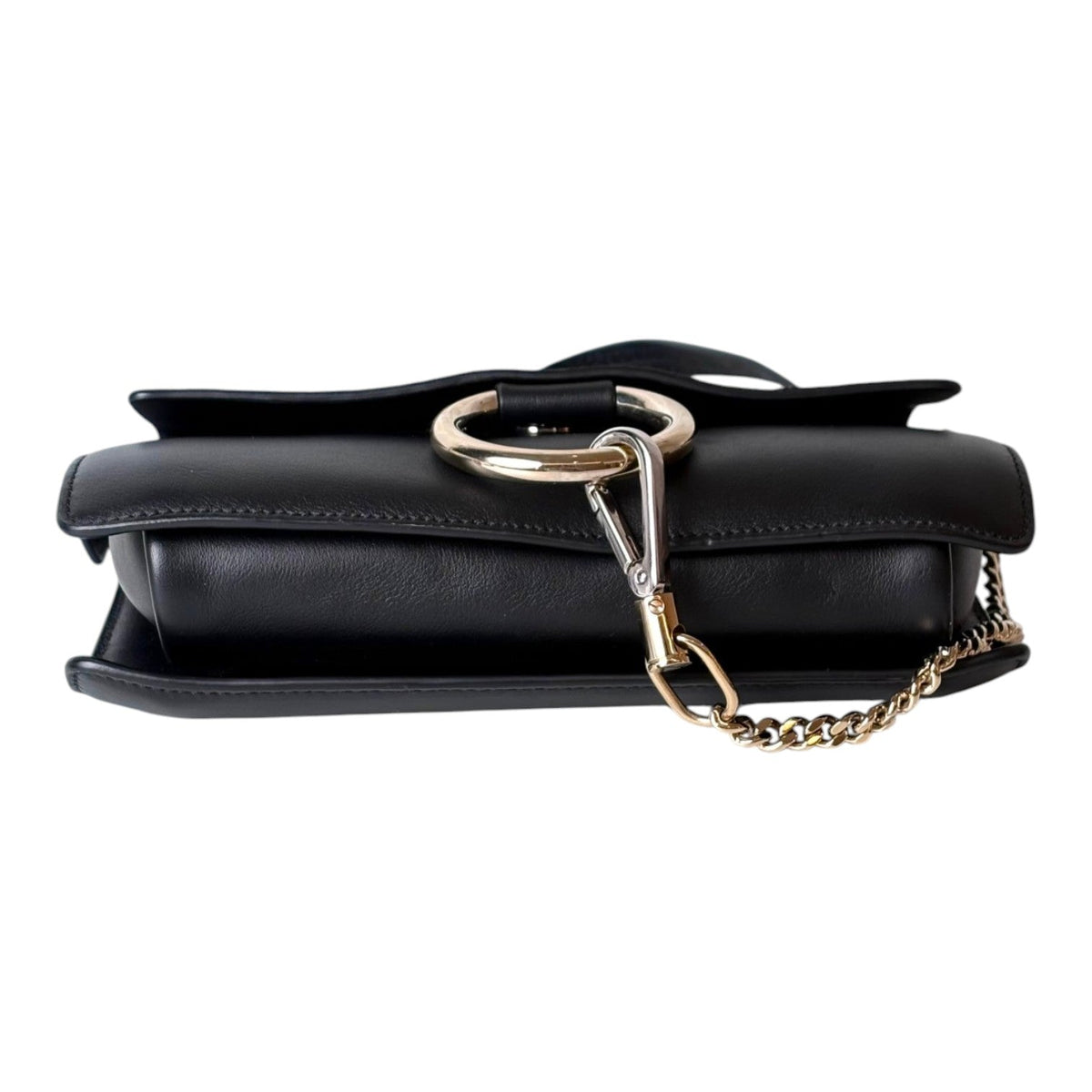 Chloe Black Faye in Suede & Leather Bag