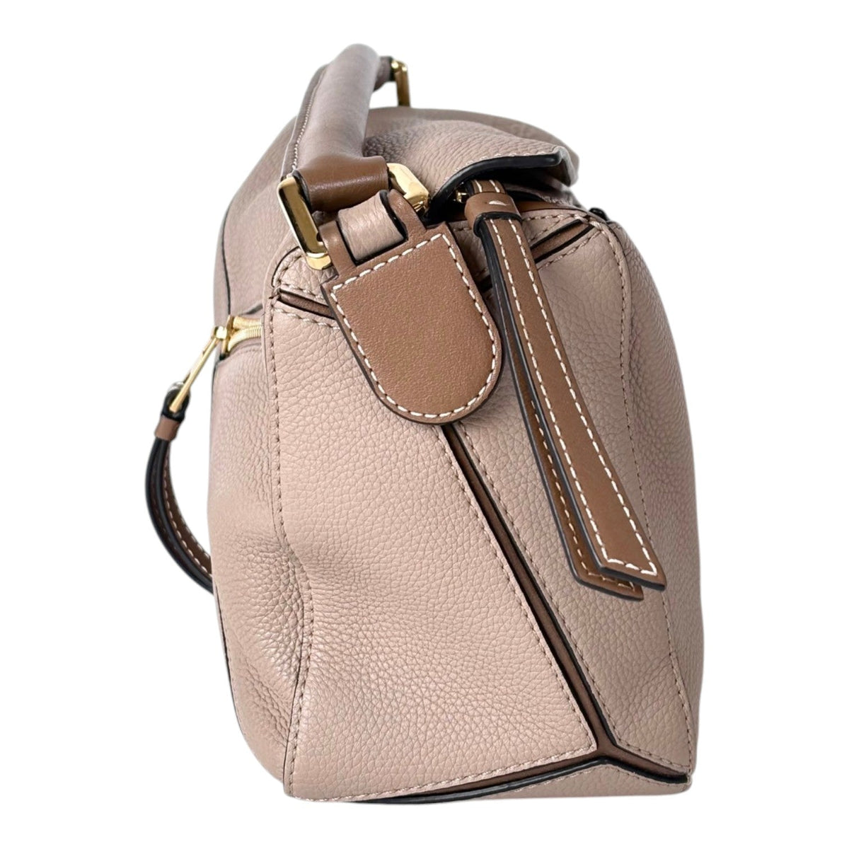 Loewe Small Puzzle Beige Bag