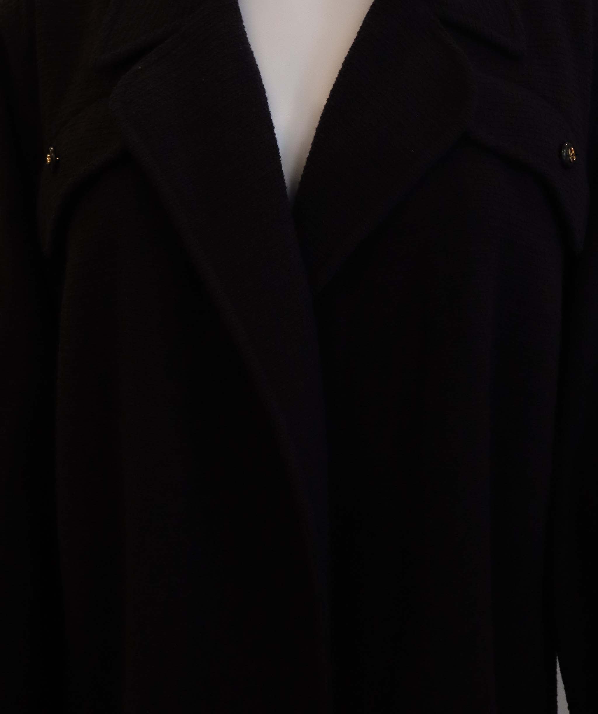 Chanel 95A Open Front Jacket Dark Navy DXBS6046