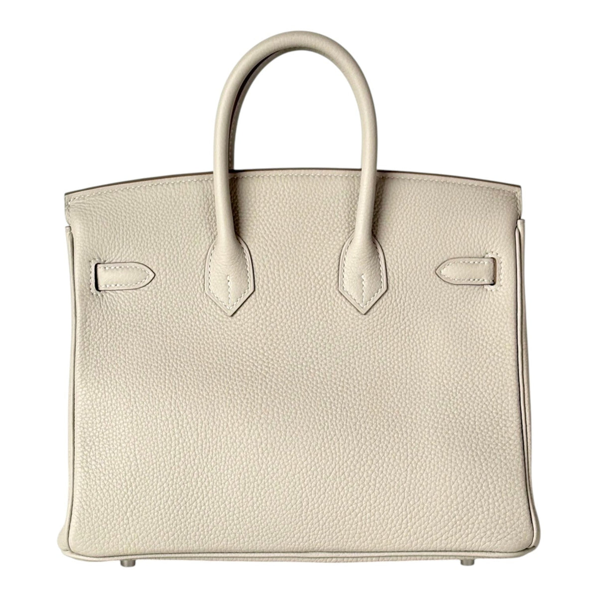 Hermes Birkin 25cm in Gris Perle & Nata Togo