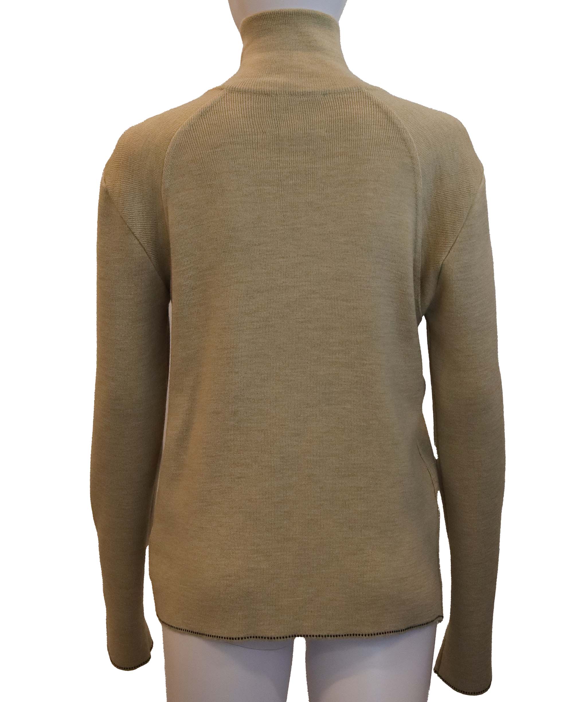 Chanel Sport Side Line Knit Jacket Beige DXBS6051