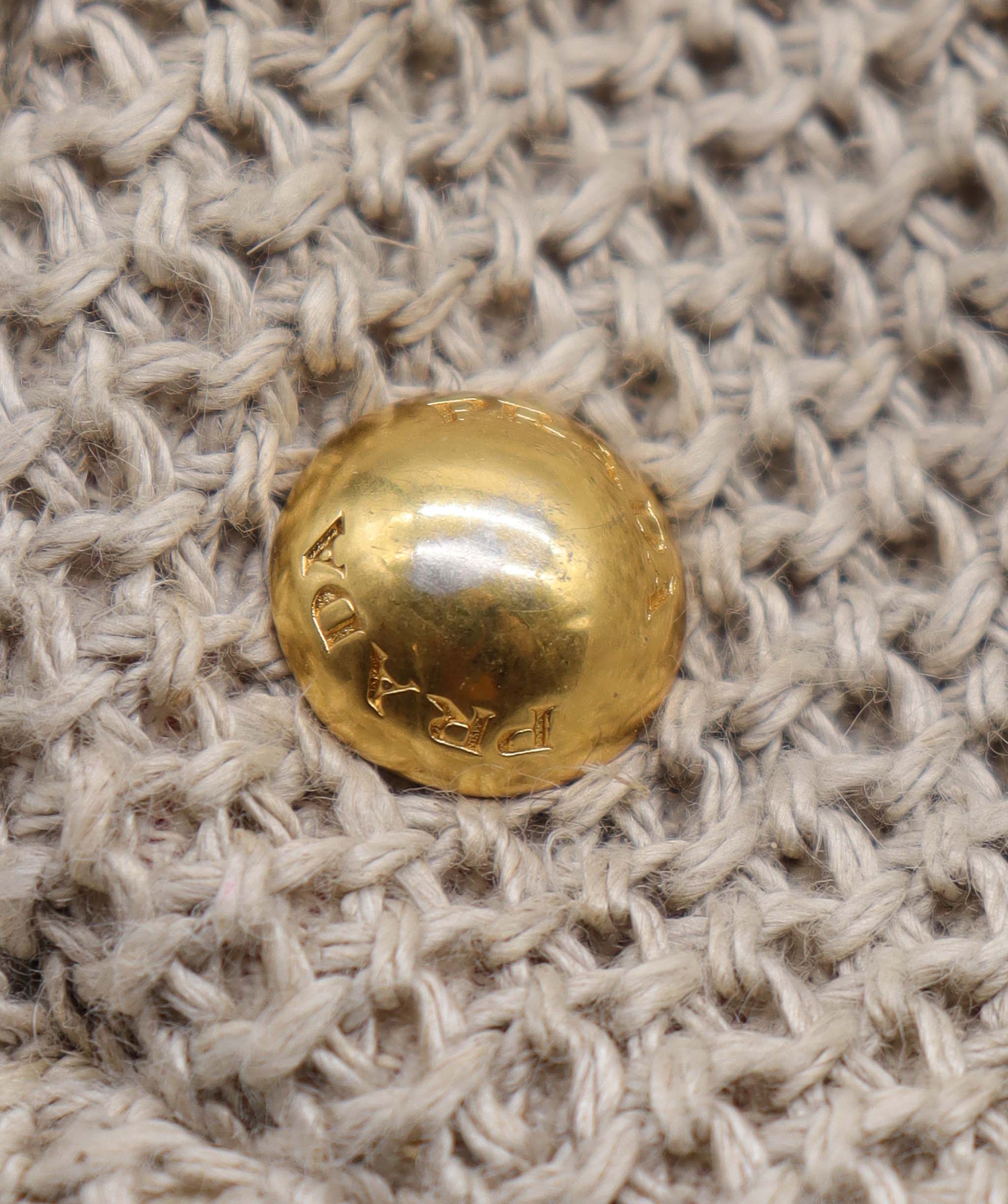 Prada 2Way Tote Bag Canapa Beige DXBS6073